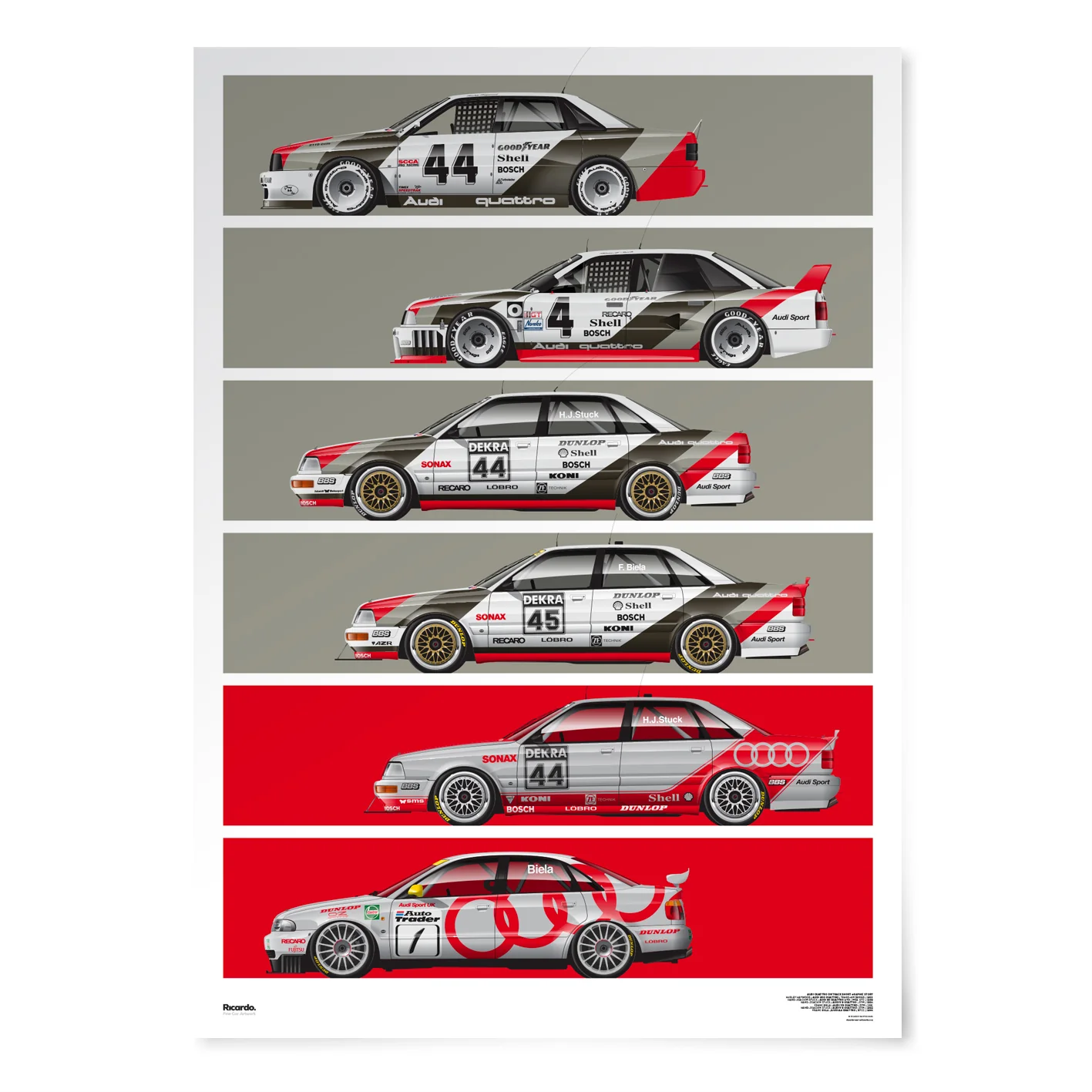 Audi Quattro on Track Short Graphic Story