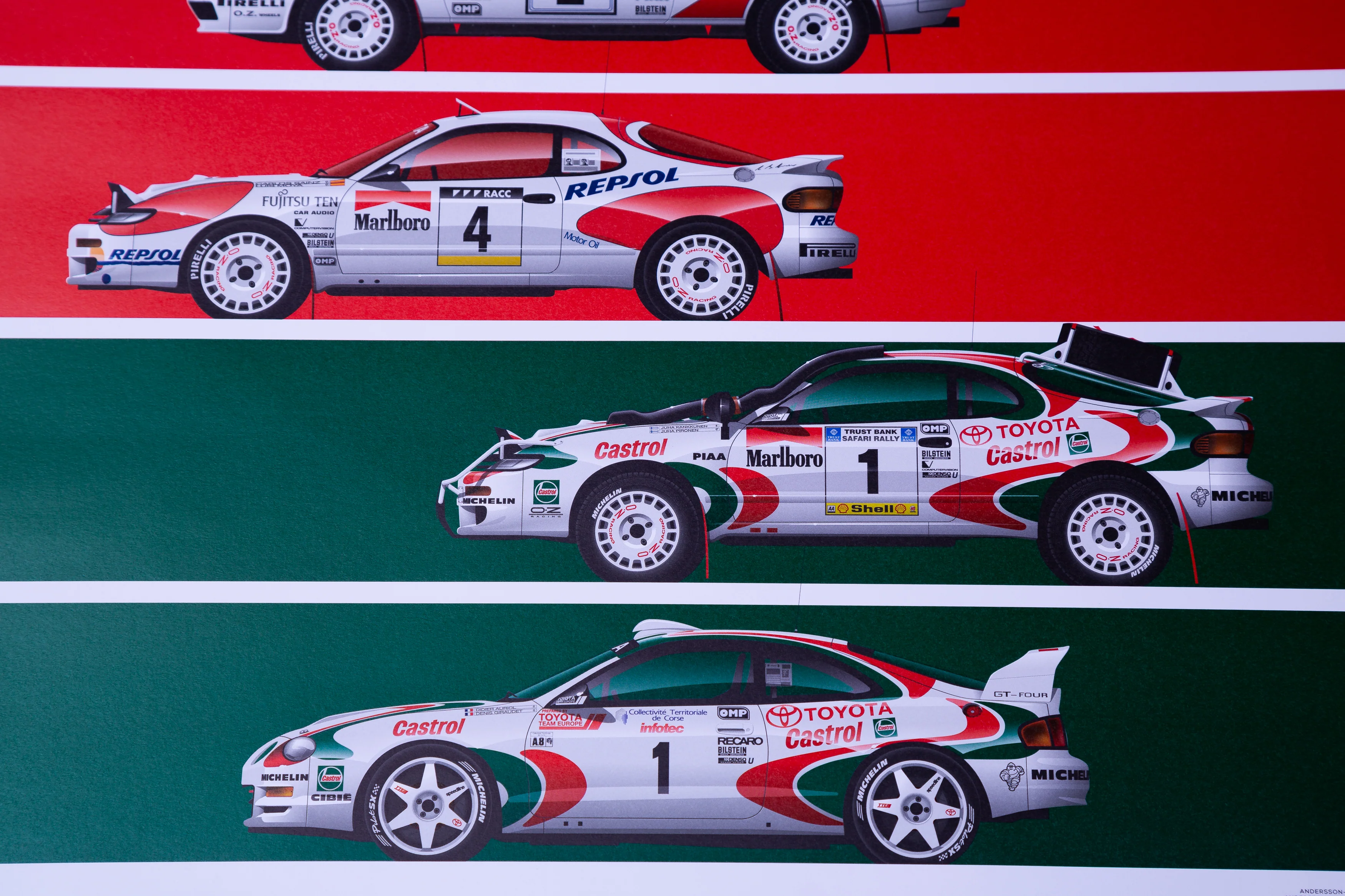 Toyota Celica Short Graphic Story