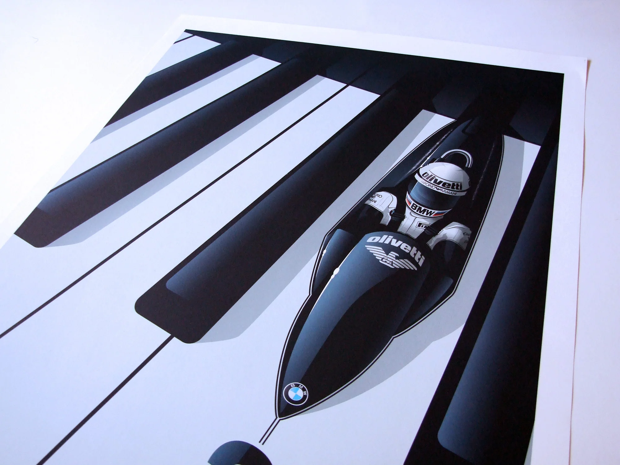 Il Pianista, Elio de Angelis, Brabham BT55-BMW 1986