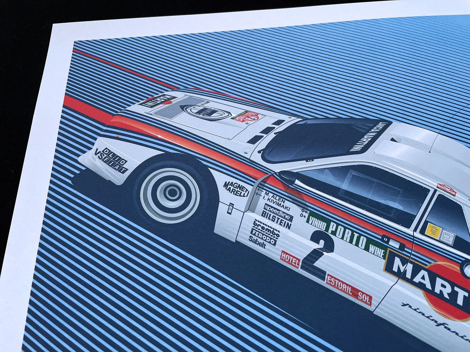 Markku Alen-Ilka Kivimaki, Lancia 037 Rally de Portugal 1984