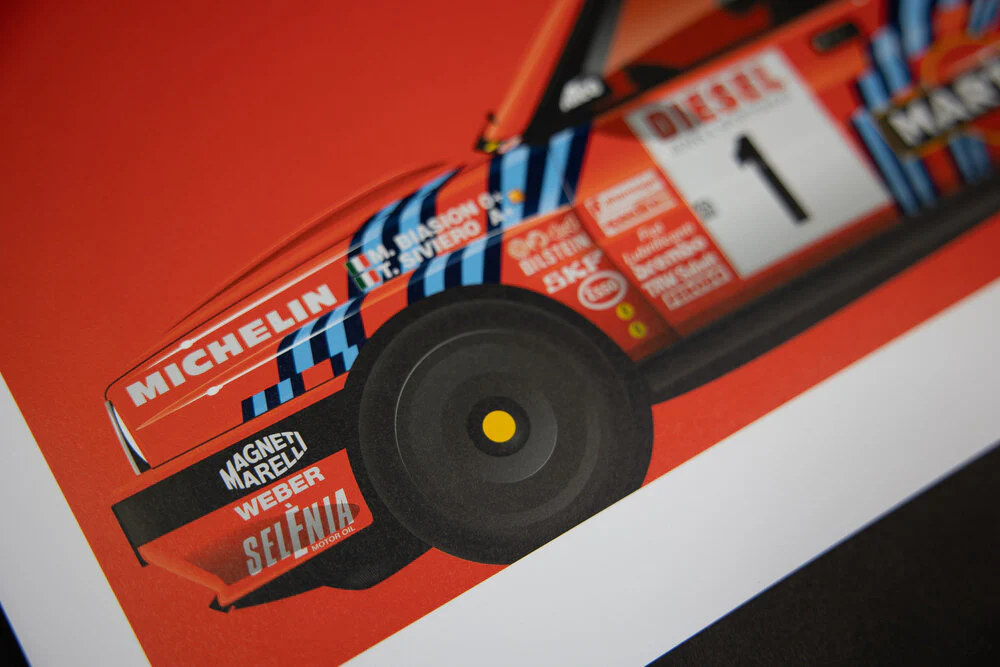 Miki Biasion-Tiziano Siviero, World Rally Champions 1989, Lancia Delta Integrale 16V, Sanremo Rally 1989