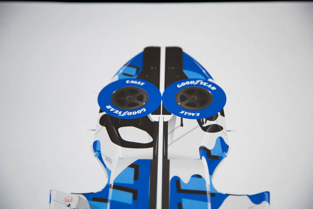 Martin Brundle, Ligier JS39-Renault, 1993 Japanese Grand Prix, Hugo Pratt Livery