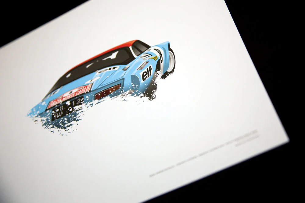 Jean-Pierre Nicolas - Vincent Laverne, Renault Alpine A110, Rally Monte Carlo 1975