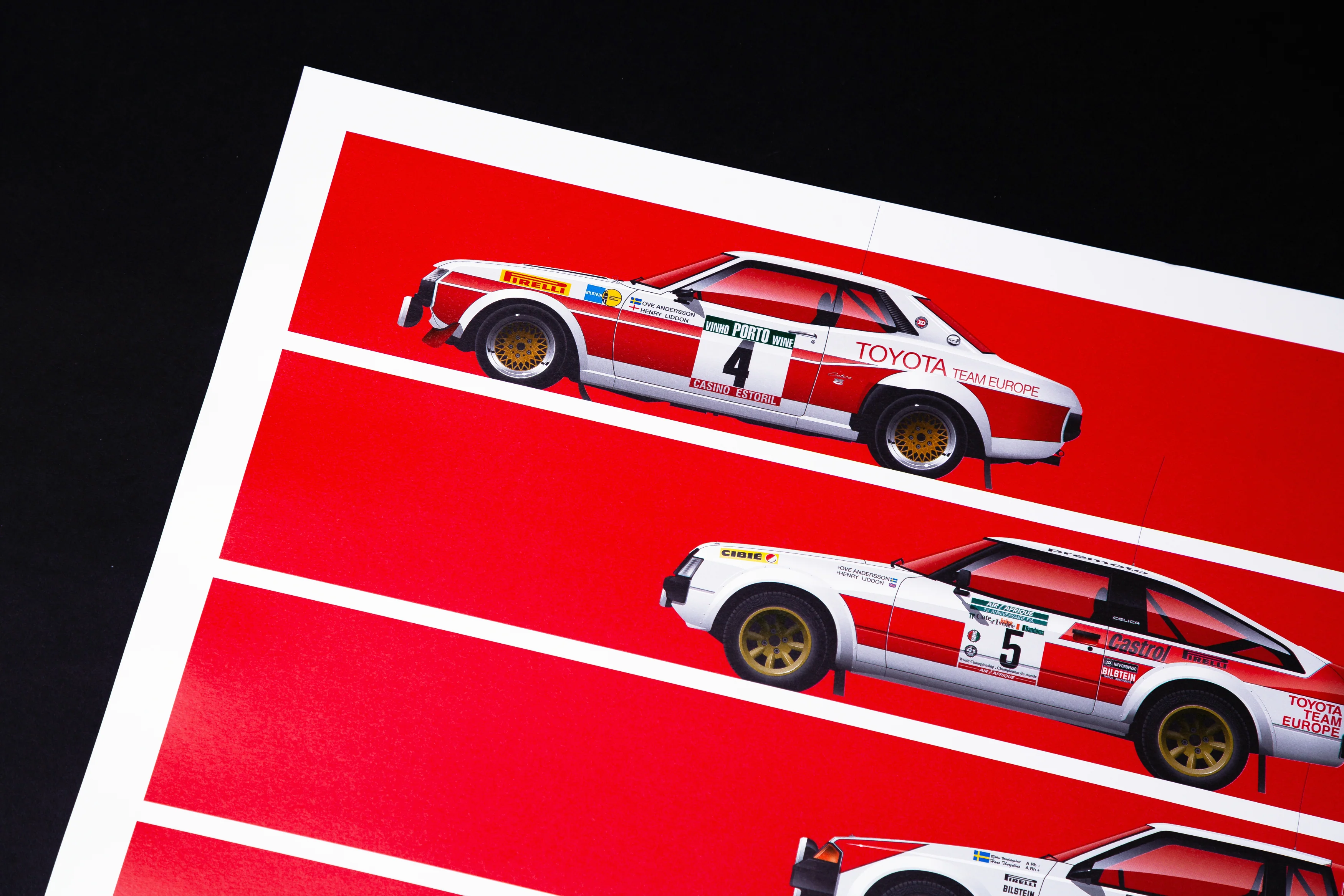 Toyota Celica Short Graphic Story