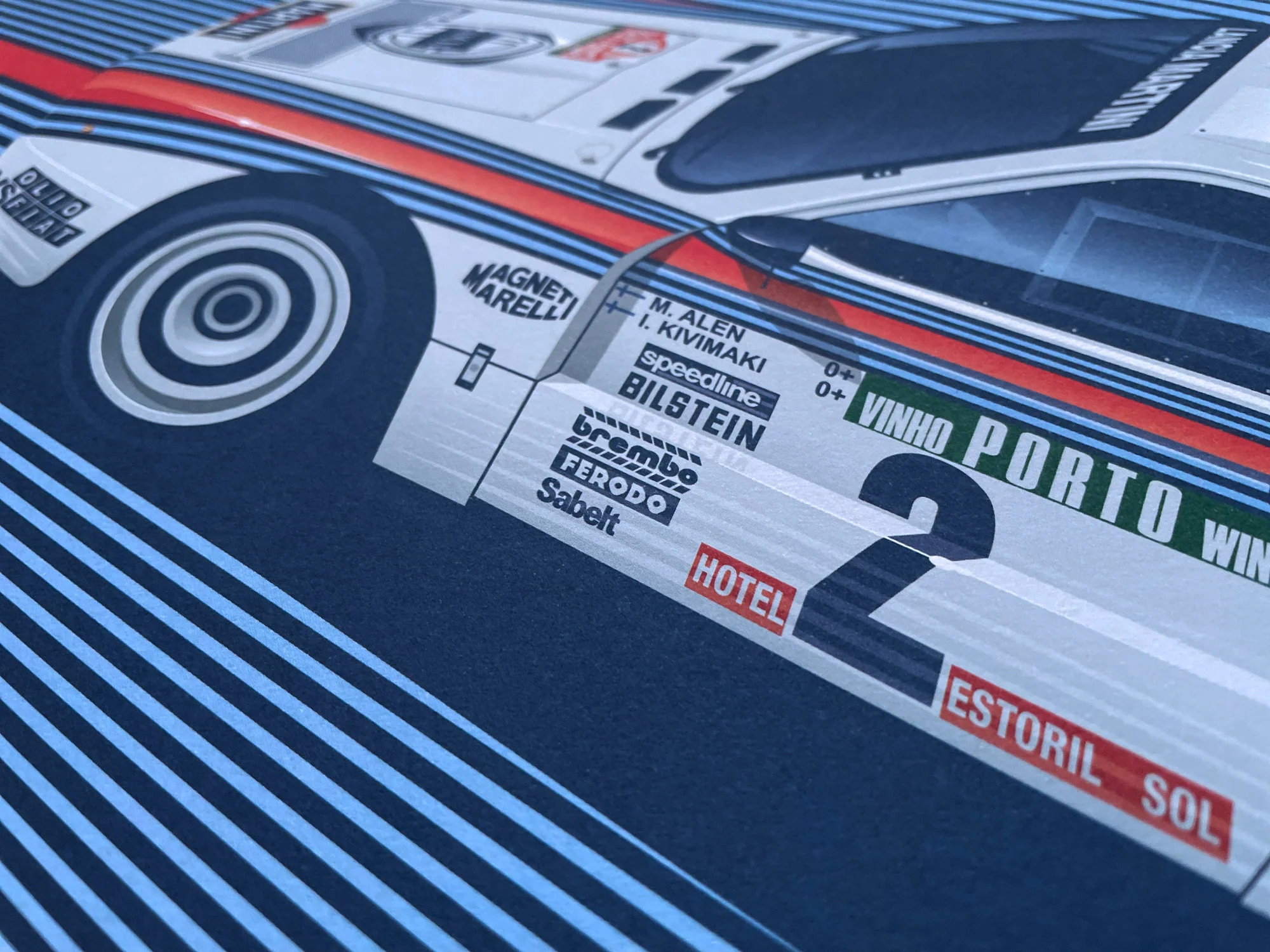 Markku Alen-Ilka Kivimaki, Lancia 037 Rally de Portugal 1984