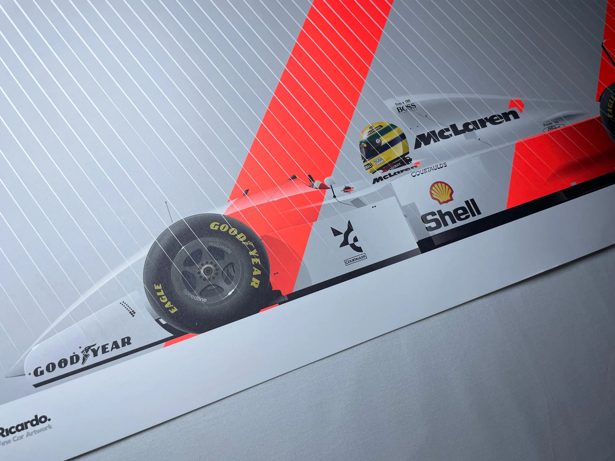 Ayrton Senna, McLaren MP4/8-Ford, European Grand Prix winner 1993