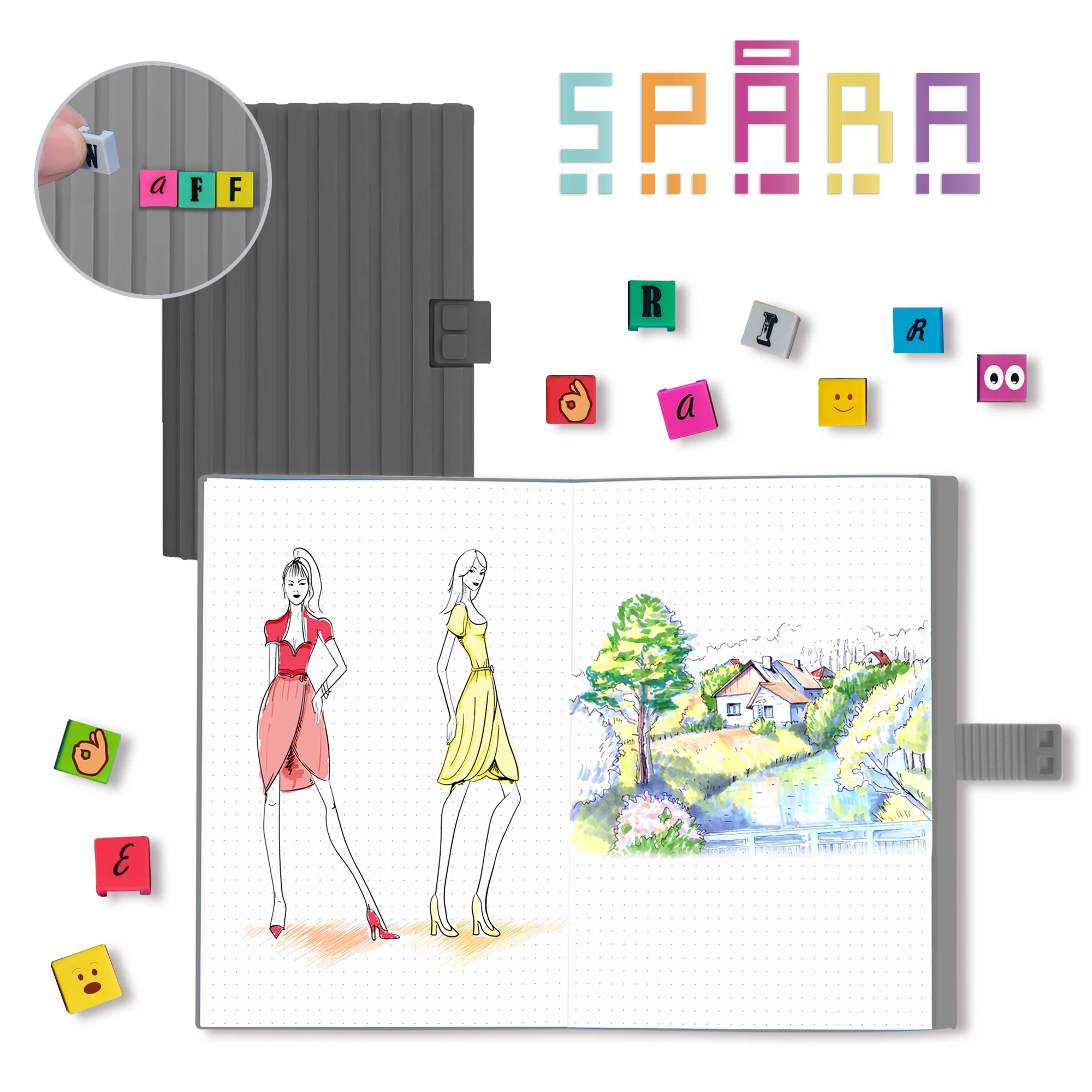 WAFF Spara with Slides Kit (Medium) Notebook (4