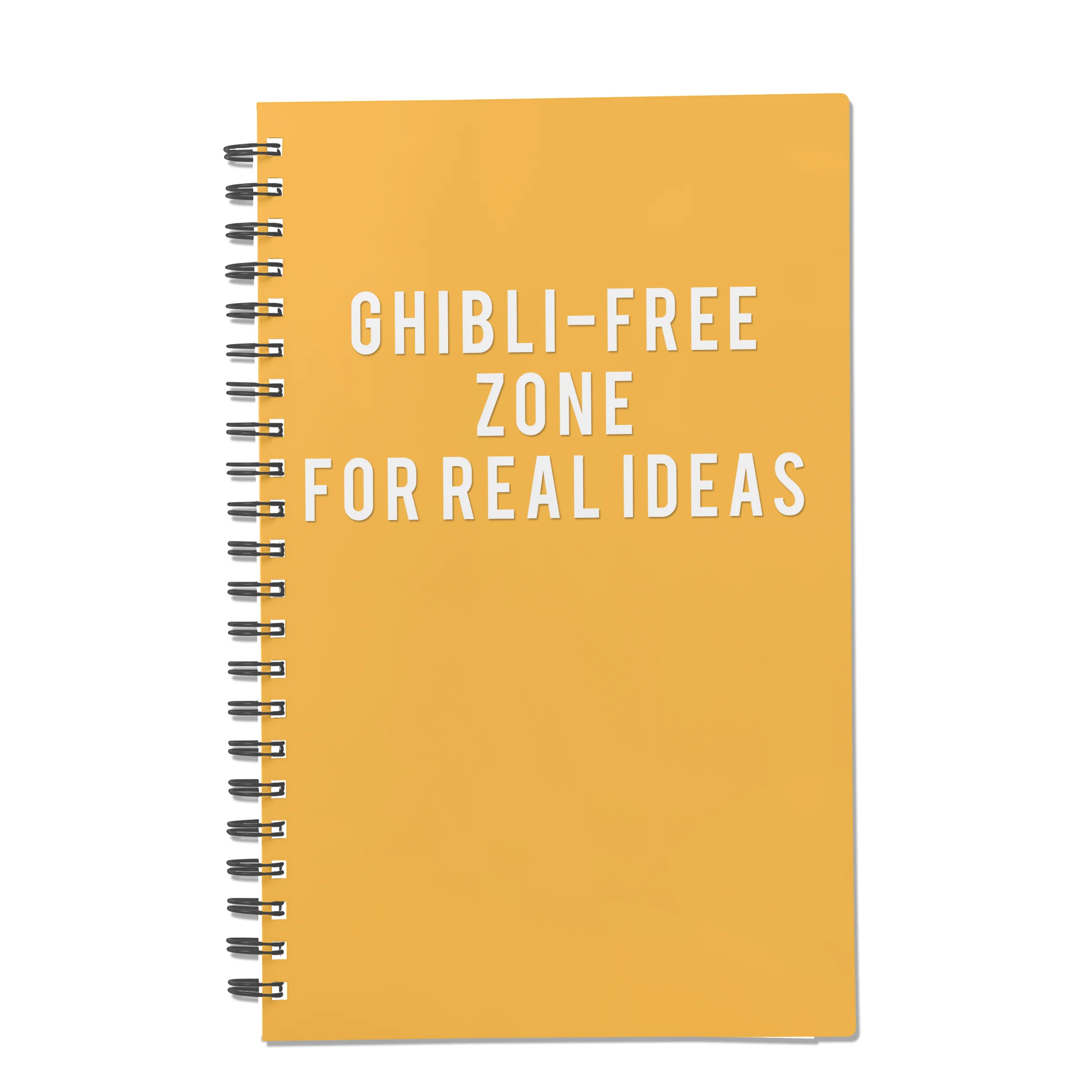 Ghibli-Free Zone for Real Ideas
