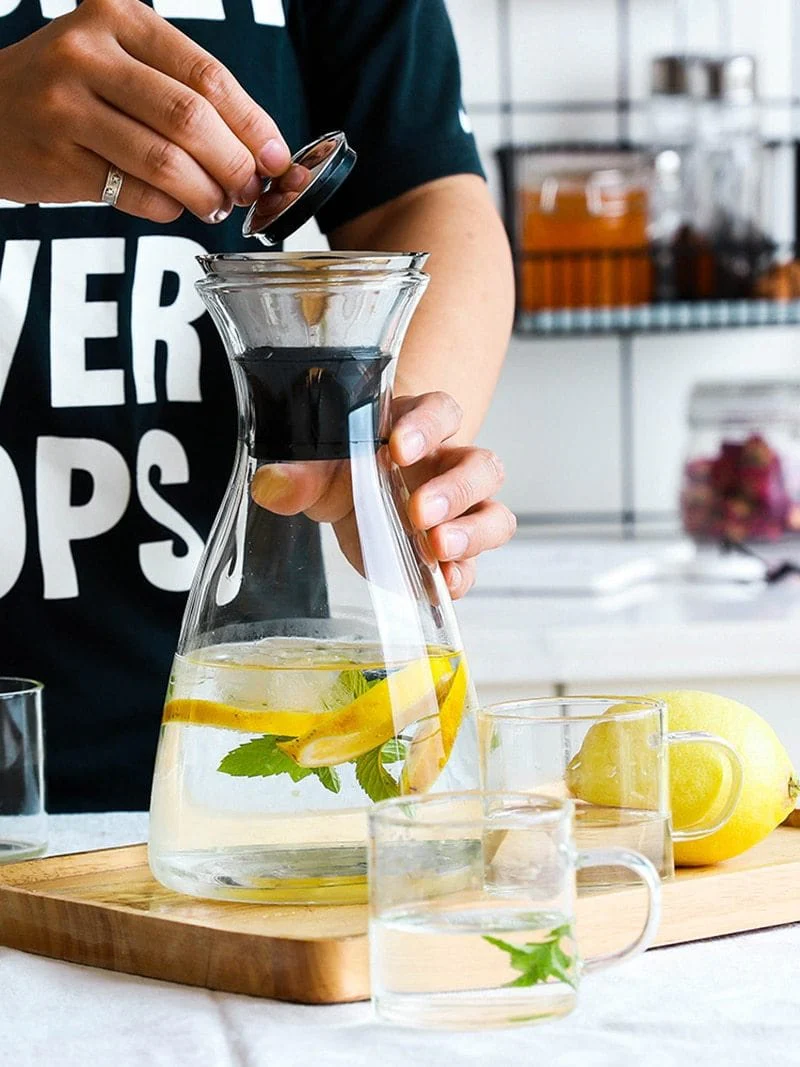 Drip-Free Glass Pitcher
