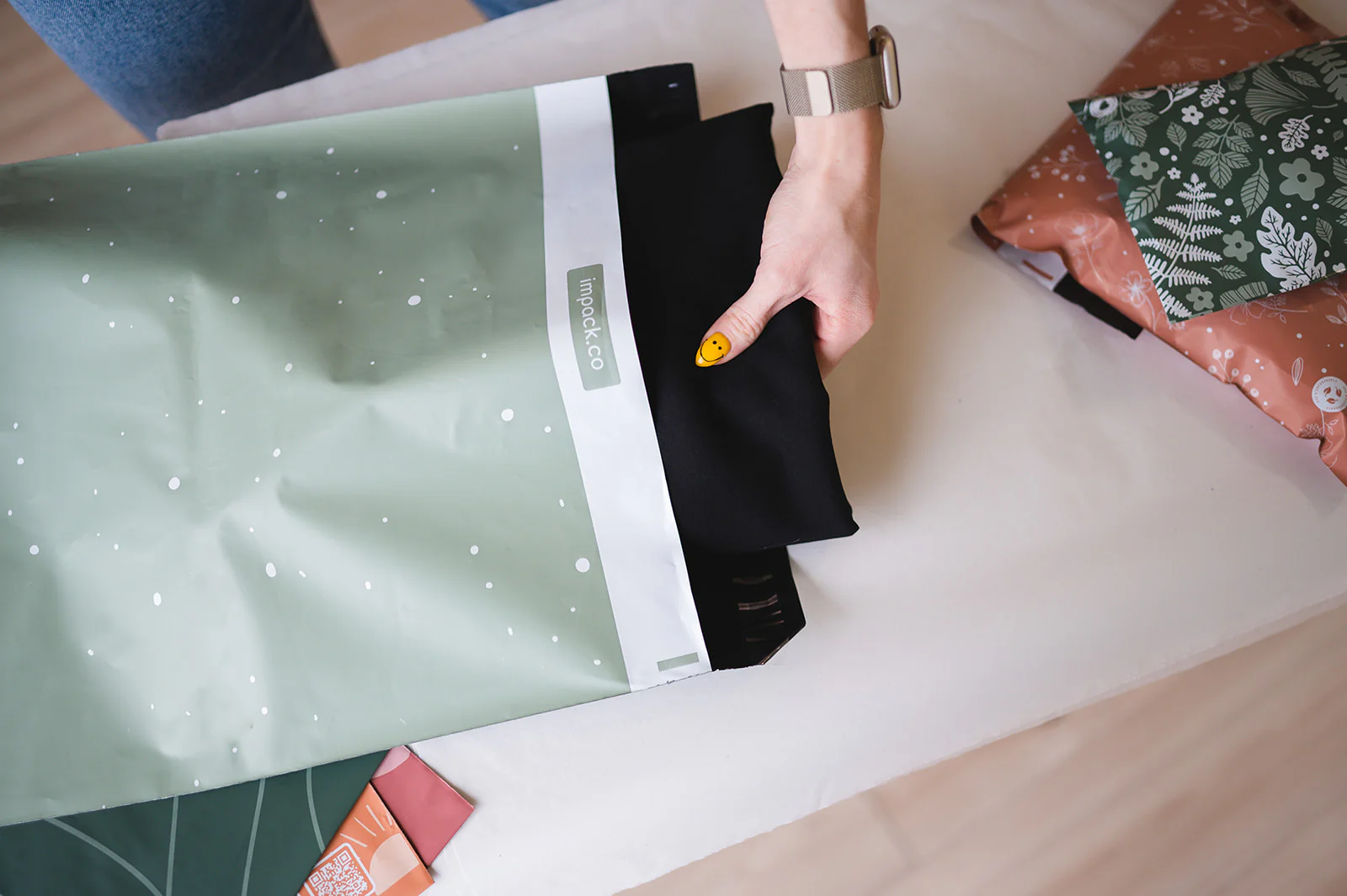 Starry Lily Pad Biodegradable Mailers 14.5 x 19