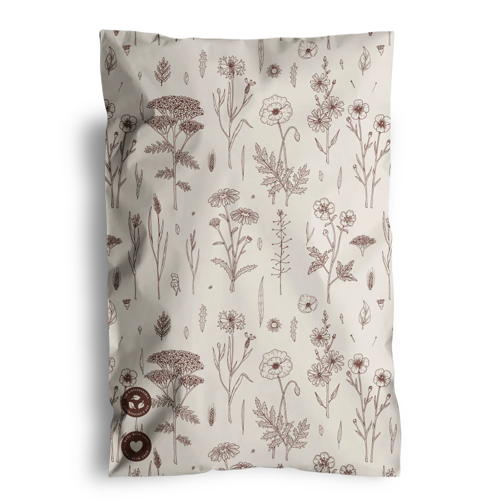 Wildflower Biodegradable Mailers 6 x 9