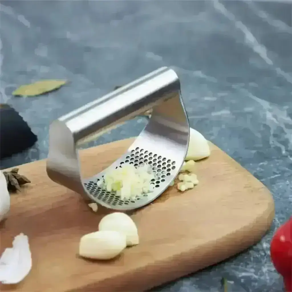 Stainless Steel Hand Garlic Press