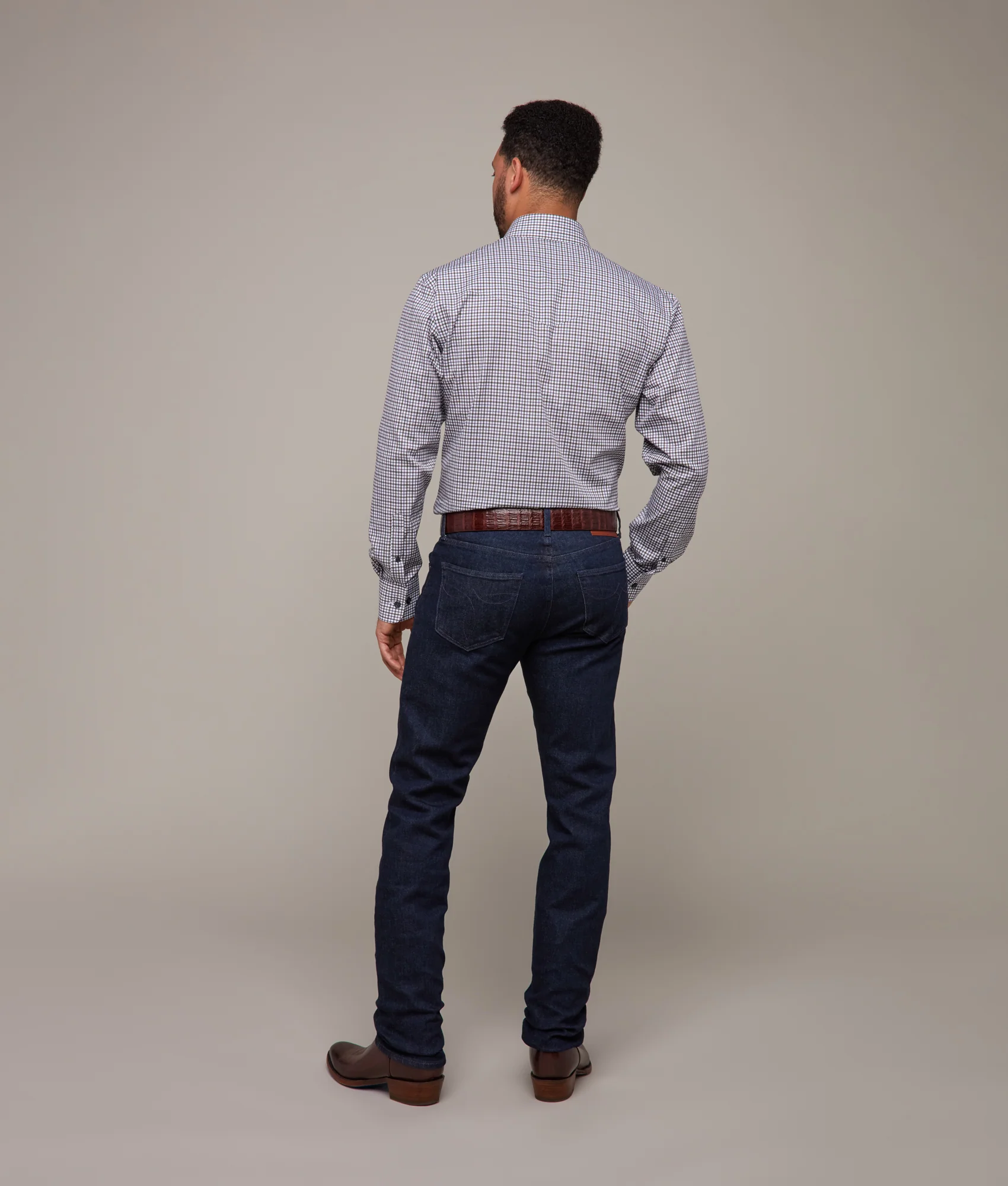 San Antonio :: Olive/Blue/White Multi