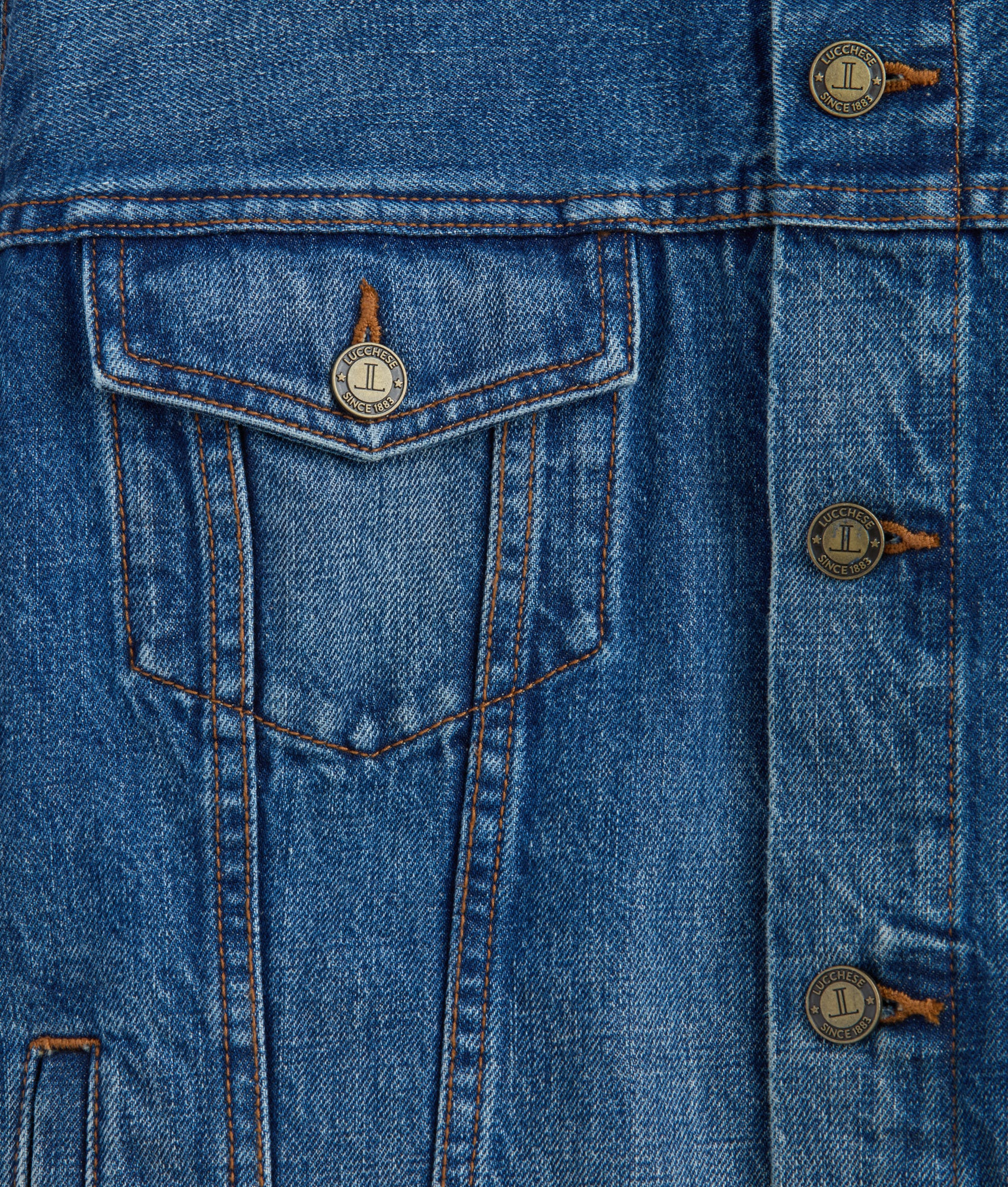 Earl Denim Trucker Jacket :: Saddleback Blue
