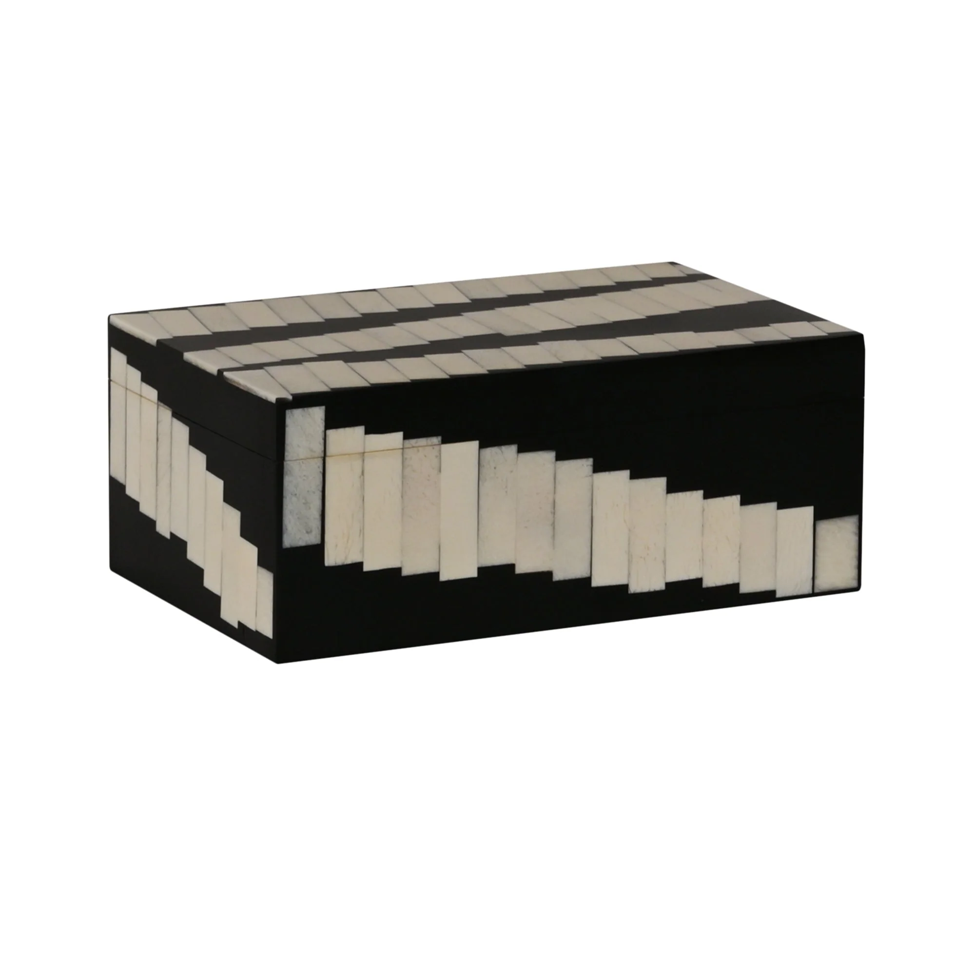 Kamari Geometric Inlay Decorative Nesting Box, Set of 2