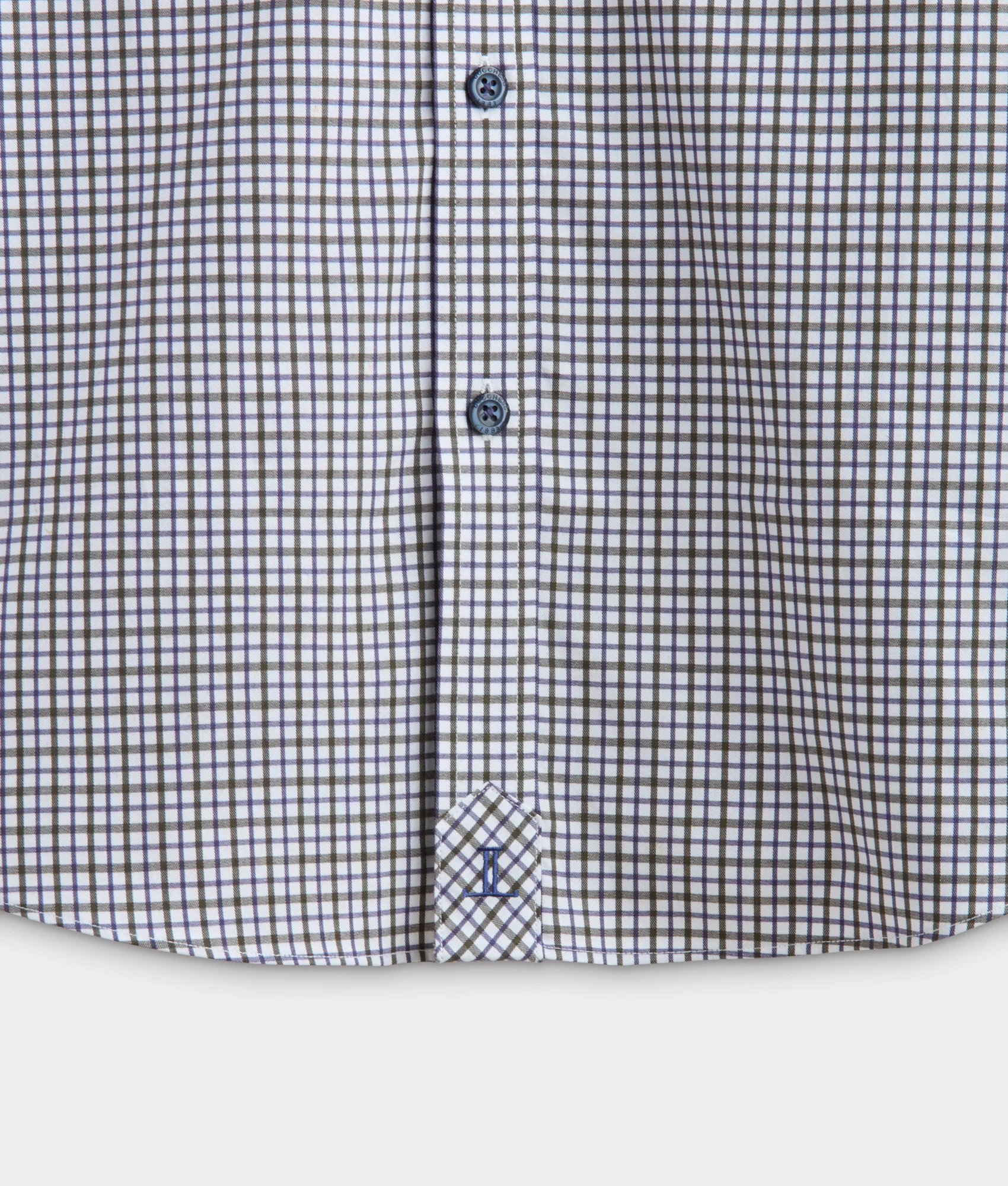 San Antonio :: Olive/Blue/White Multi