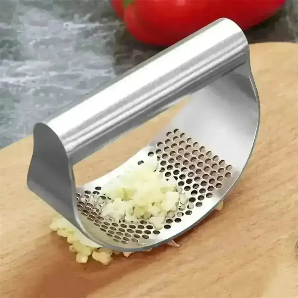 Stainless Steel Hand Garlic Press