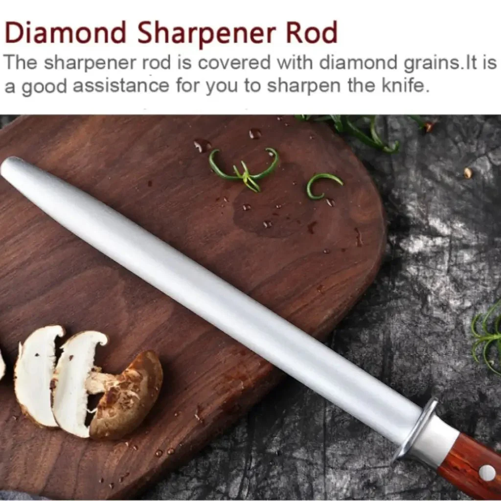 Diamond Steel Rod Knife Sharpener