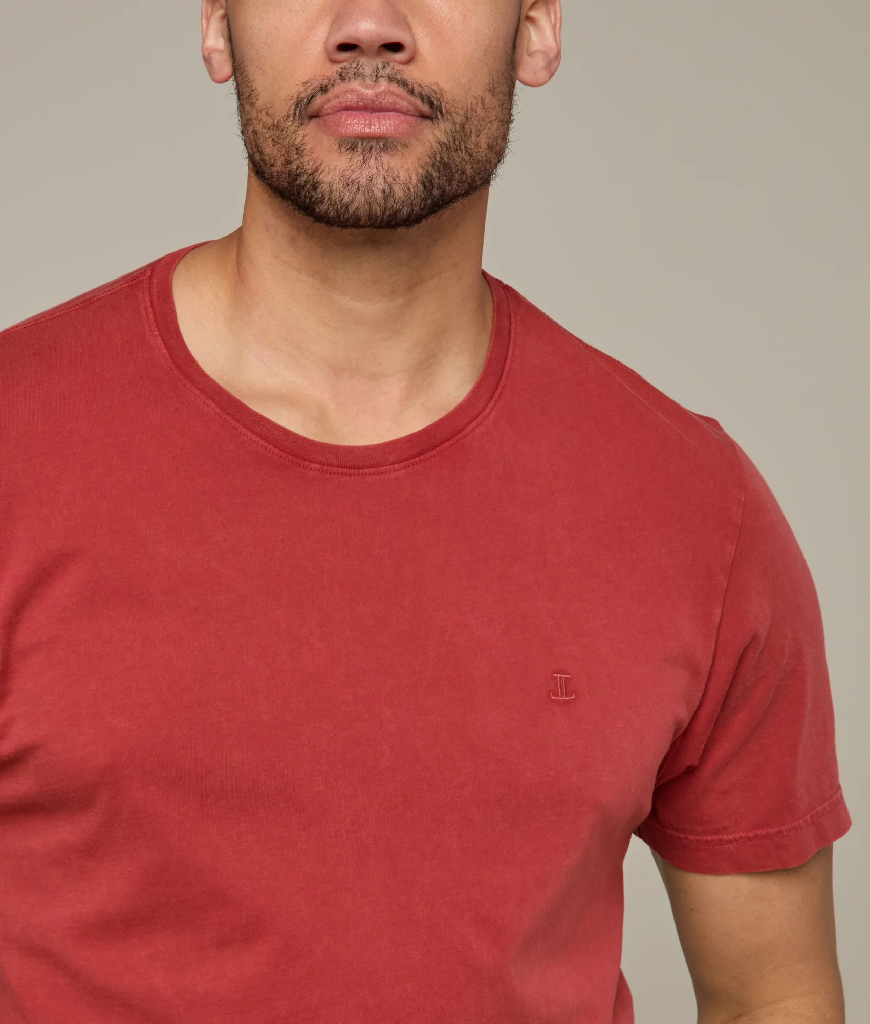 Lucchese Crewneck Tee :: Brick Red