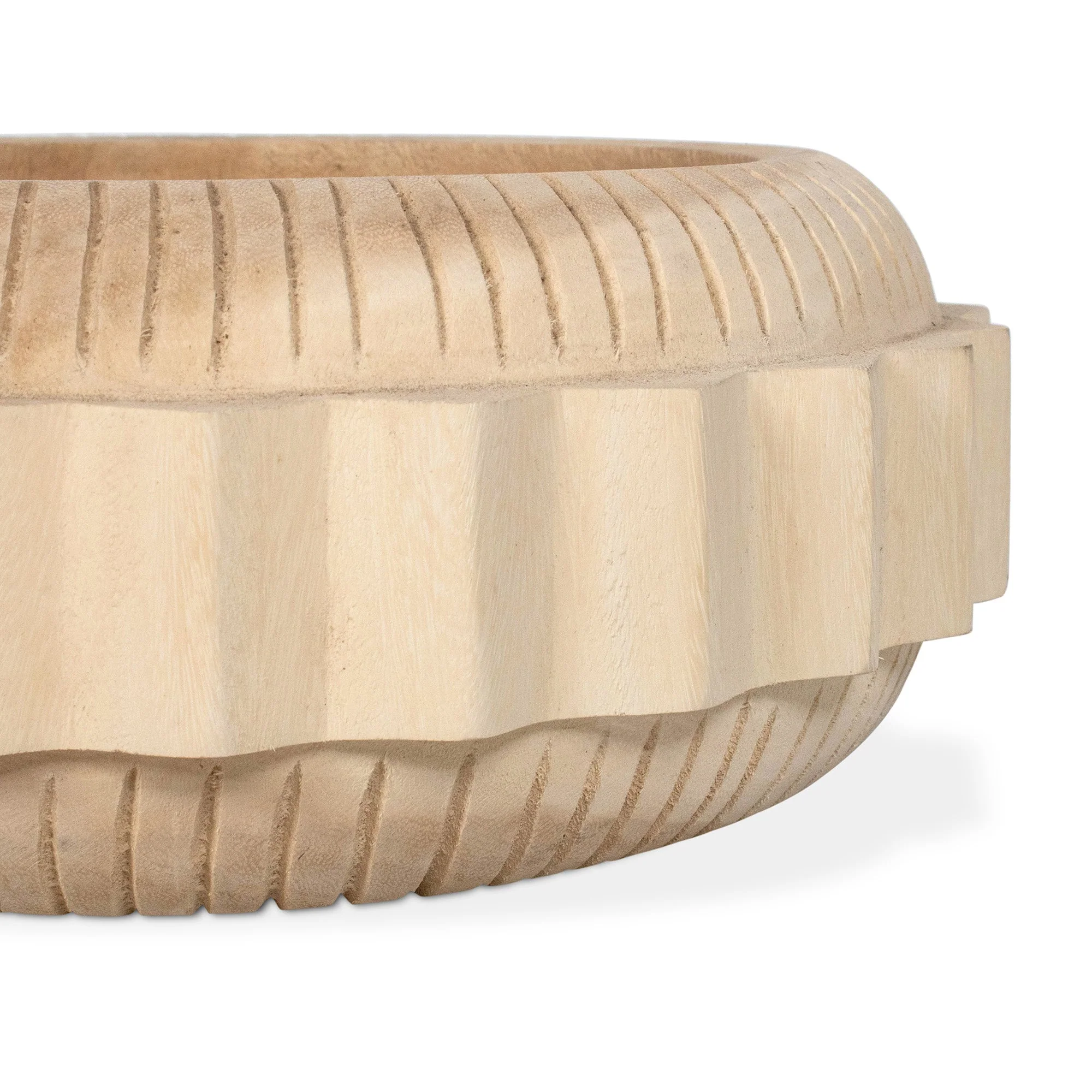 Dialah Carved Wooden Bowl