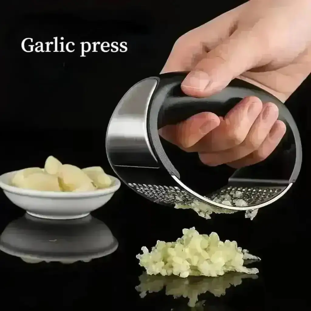 Stainless Steel Hand Garlic Press