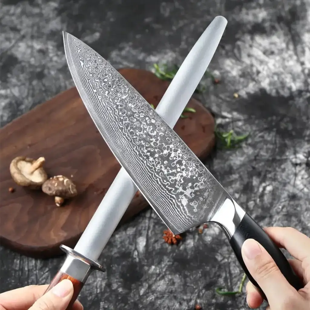 Diamond Steel Rod Knife Sharpener