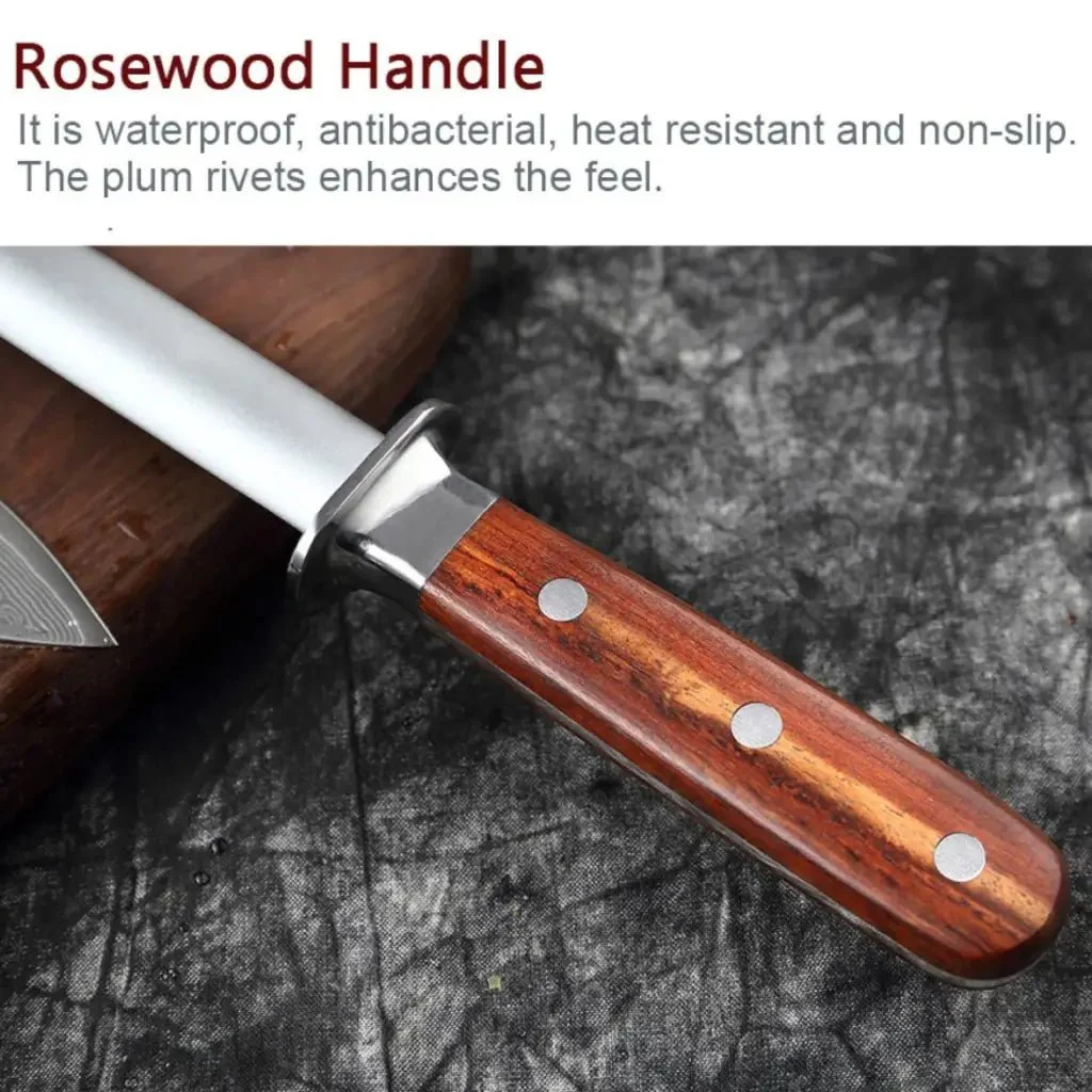 Diamond Steel Rod Knife Sharpener