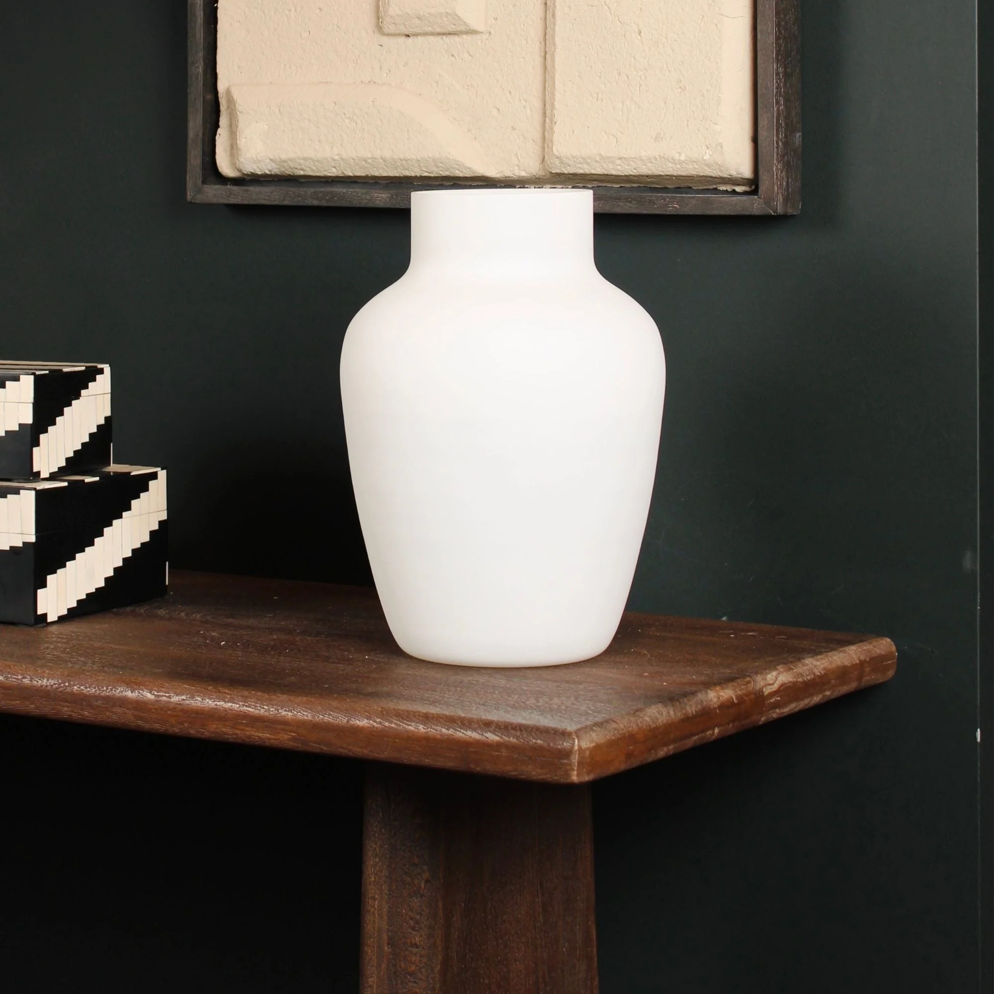 Desi Hand Blown Glass Vase