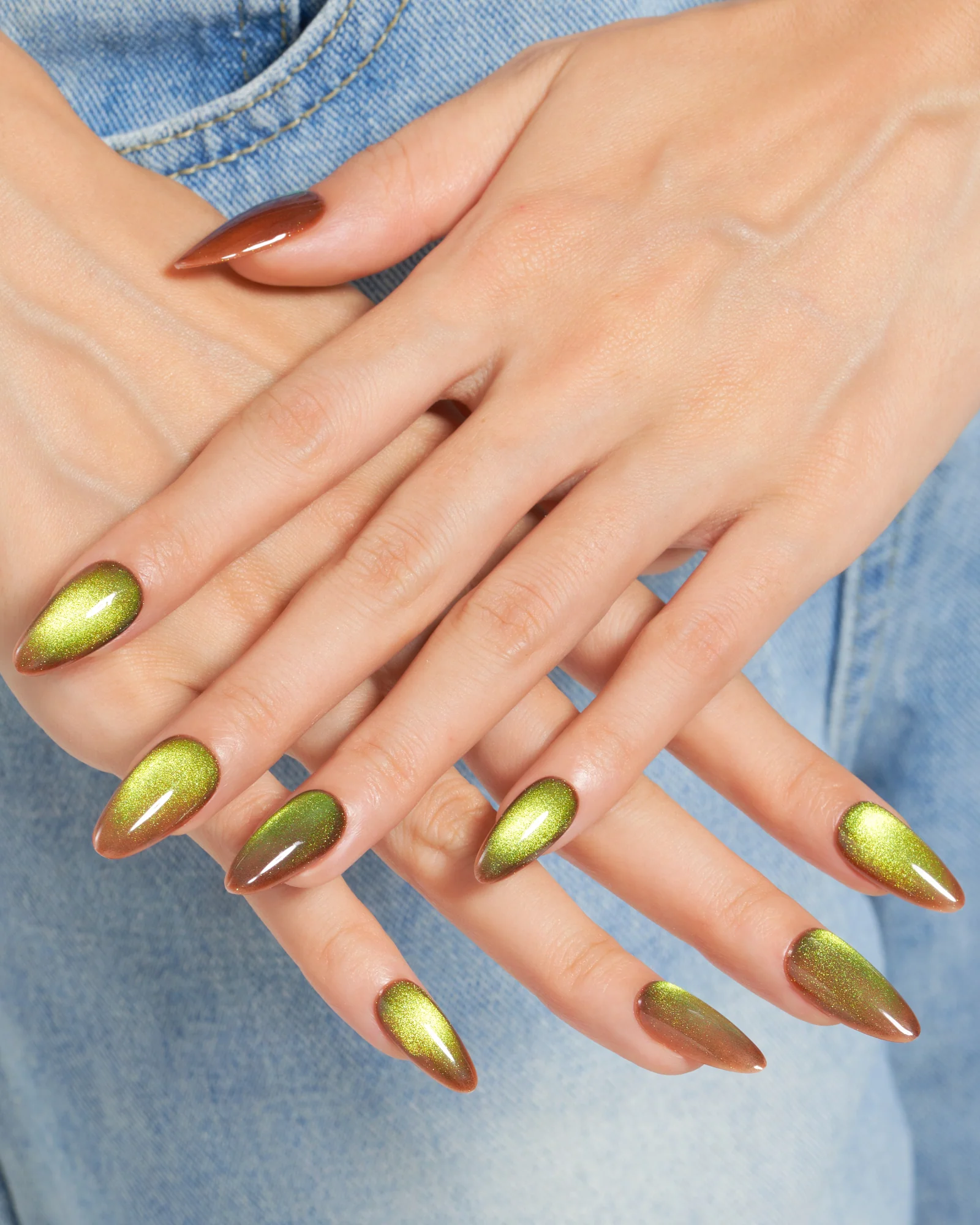 Cat Eye/Mossstone Shine(Handmade)