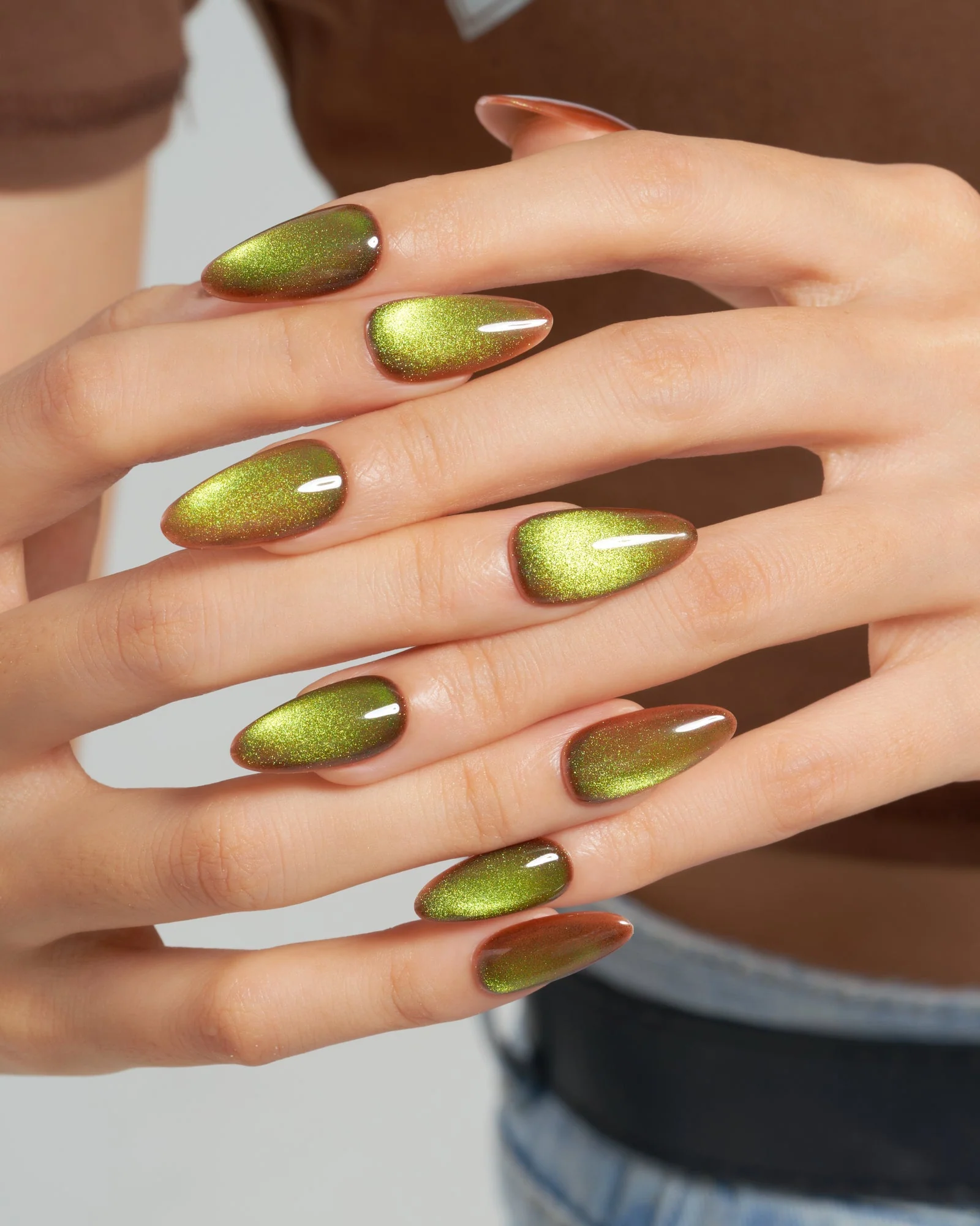 Cat Eye/Mossstone Shine(Handmade)