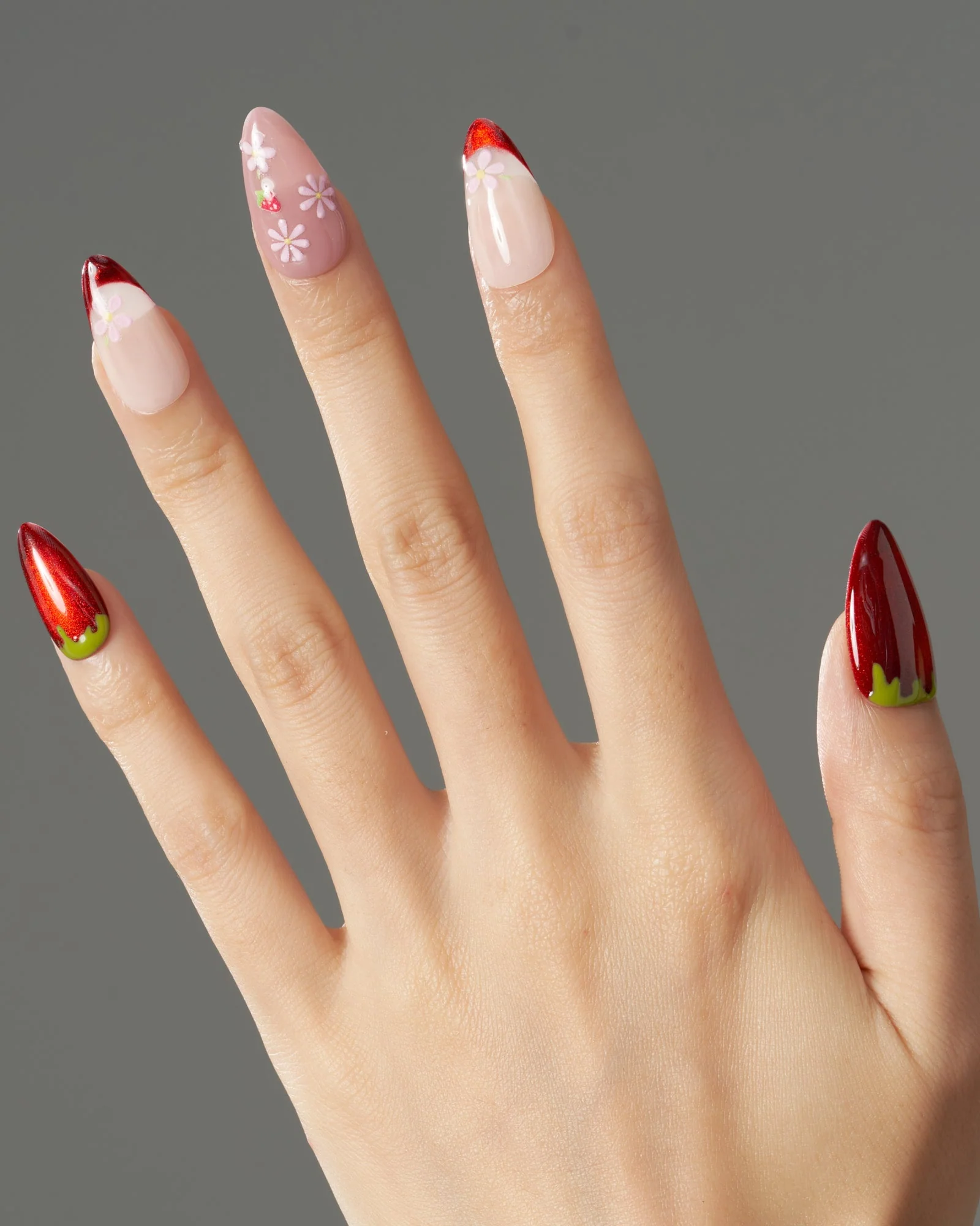 Cat Eye/Berry Bloom(Handmade)