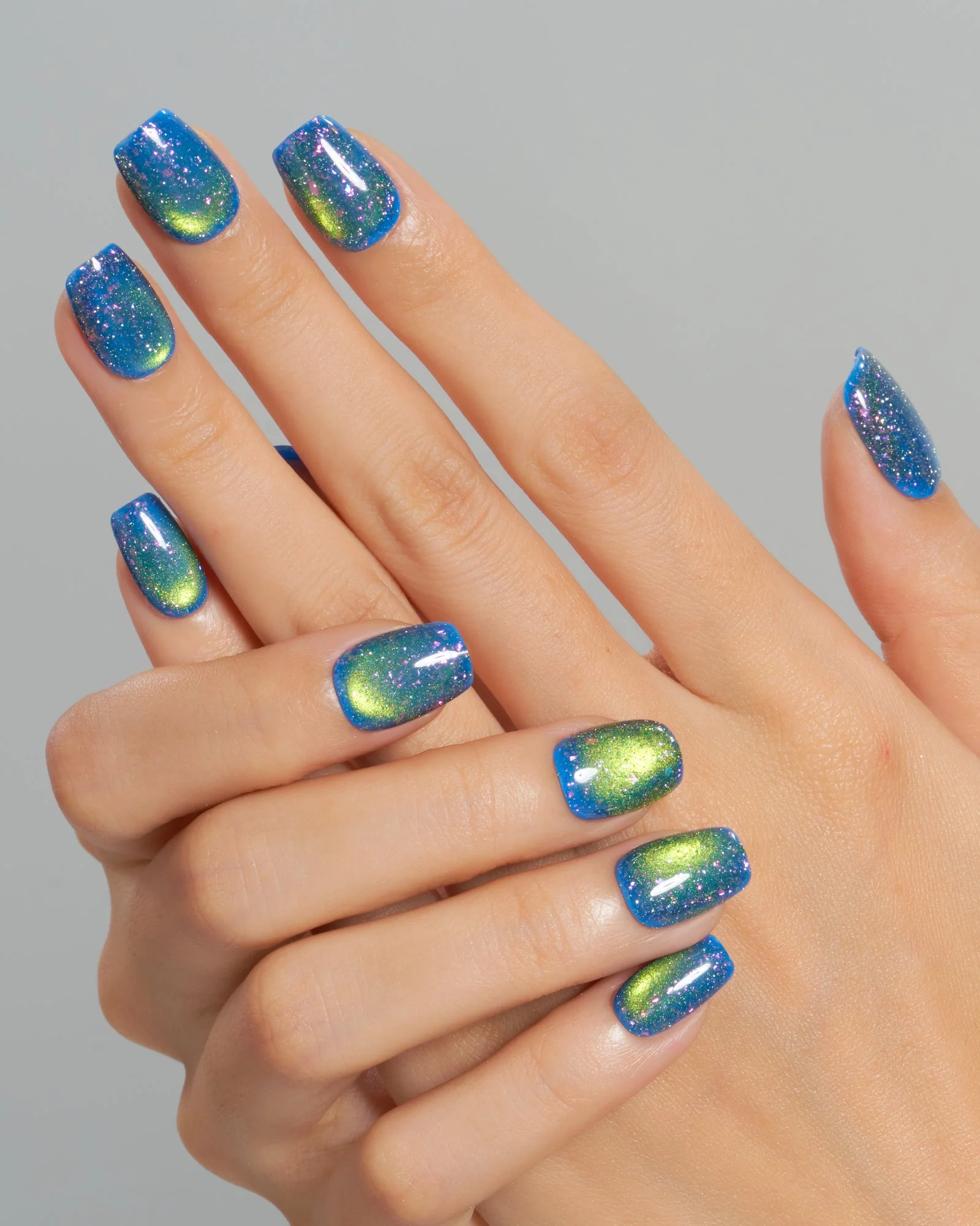 Cat Eye/Teal Mirage(Handmade)