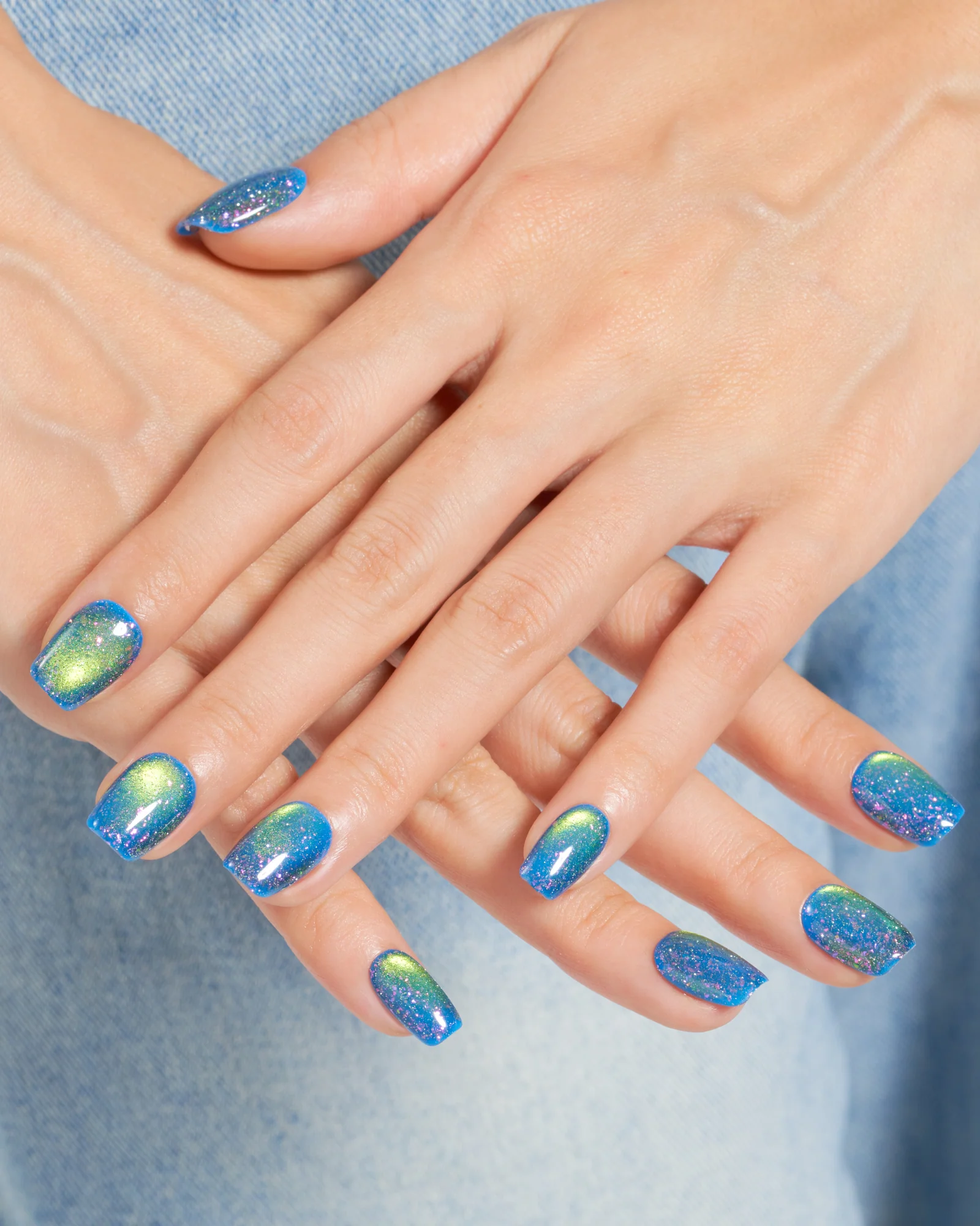 Cat Eye/Teal Mirage(Handmade)