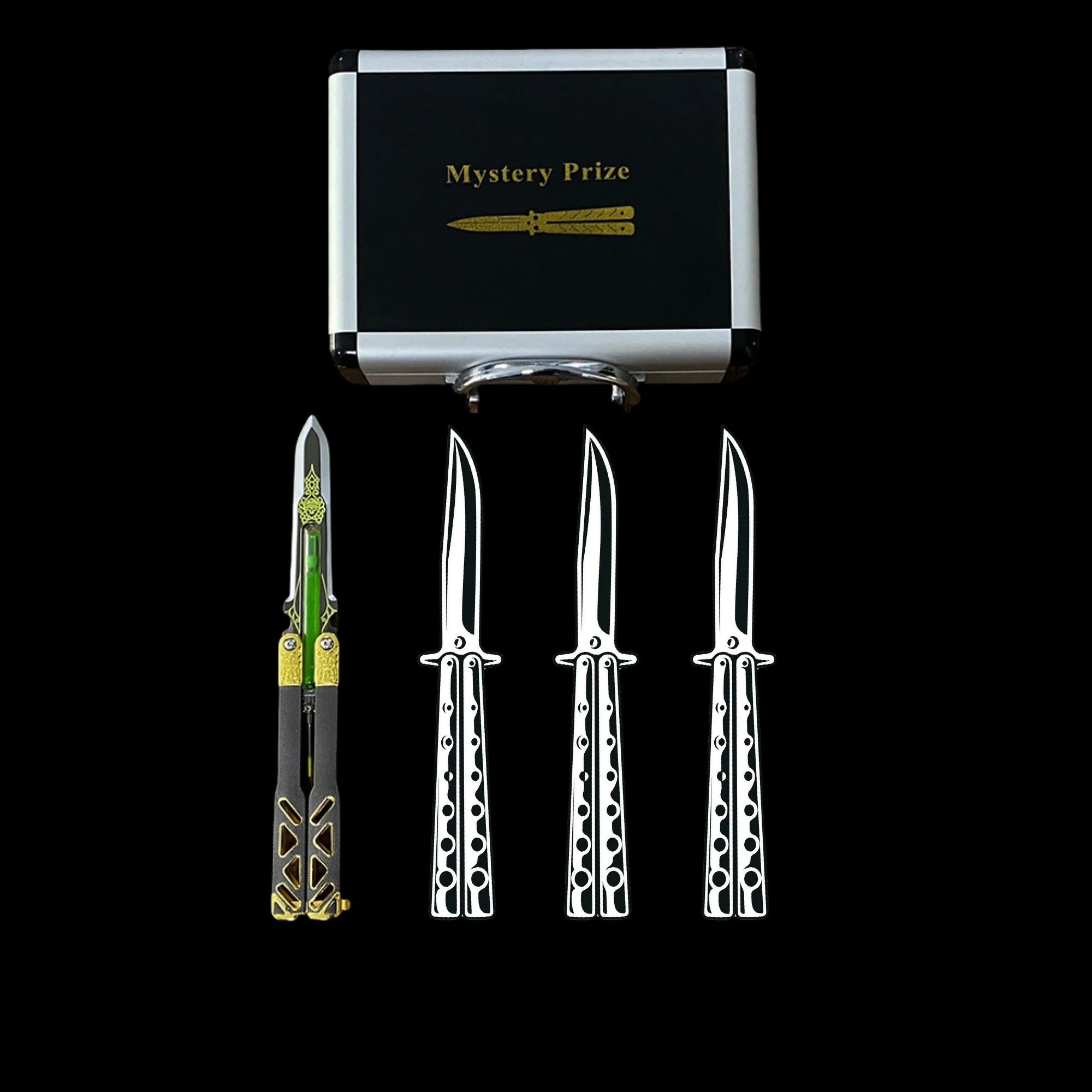 Super Worth 4 In 1 Balisong Mystery Prize Box