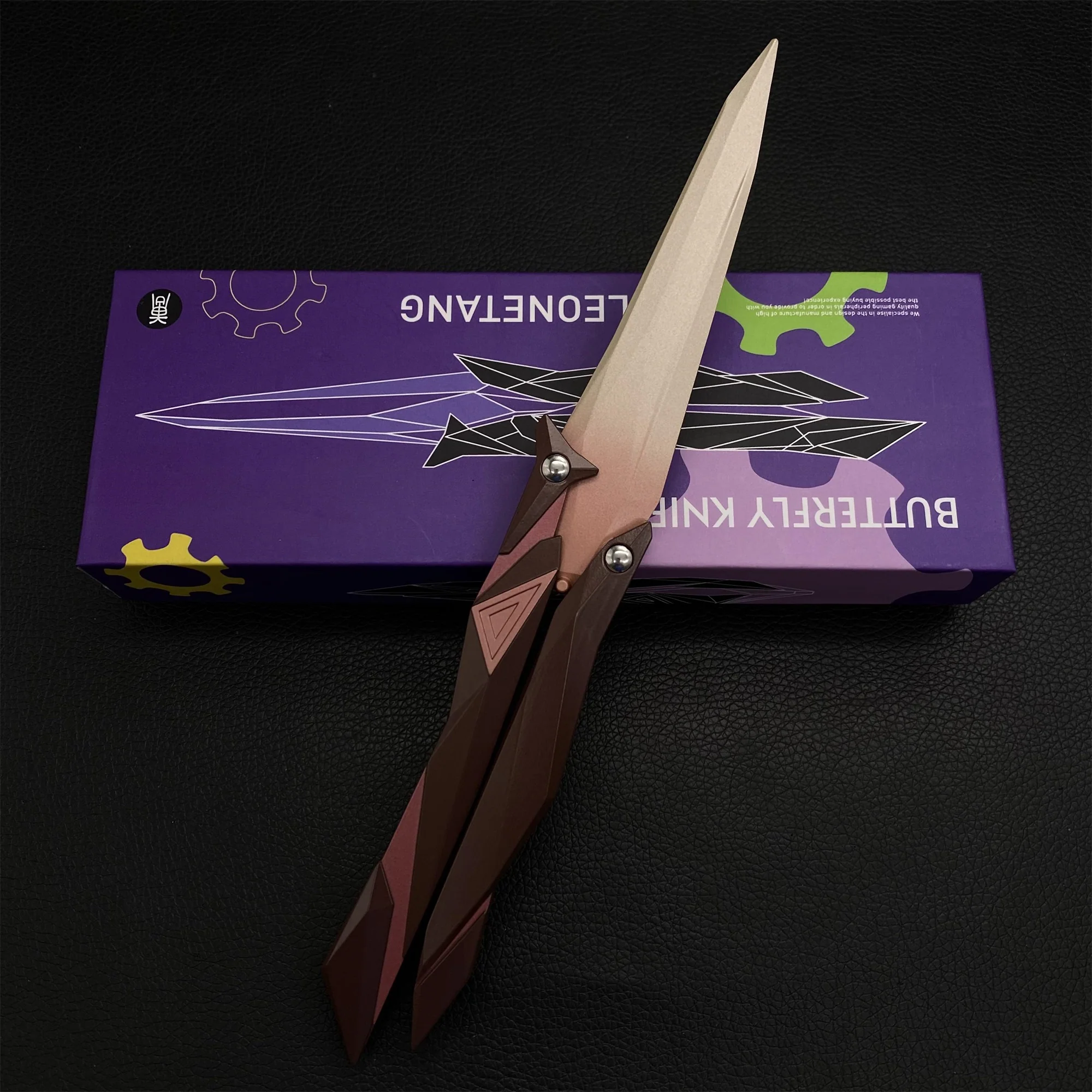 New Version High-Quality Singularity 2.0 Butterfly Knife IRL Game Balisong