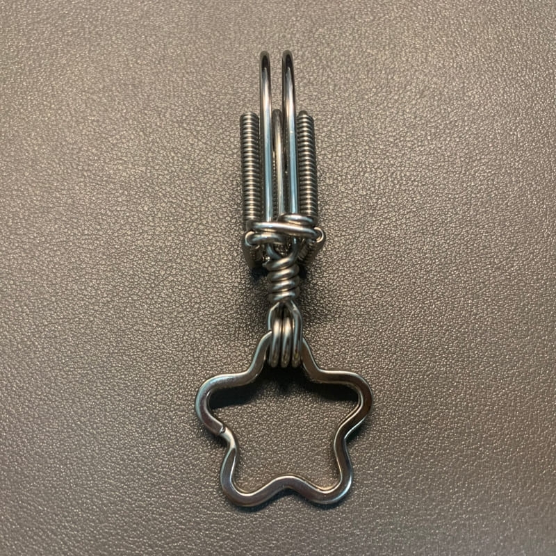 Knife handmade keychain