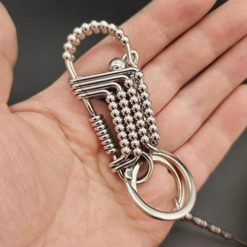 Steel ball Keychain