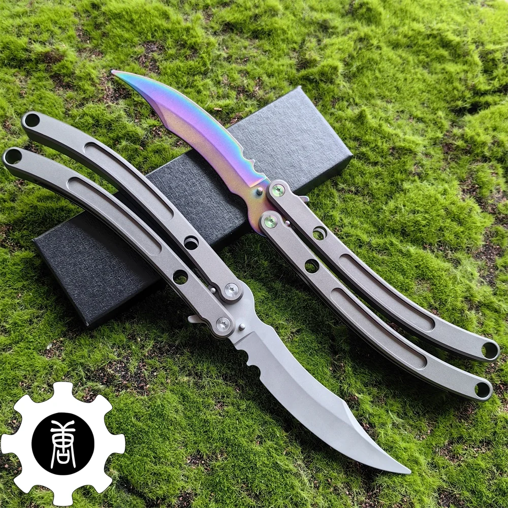Black Market Butterfly Knife High-End CNC Balisong Trainer