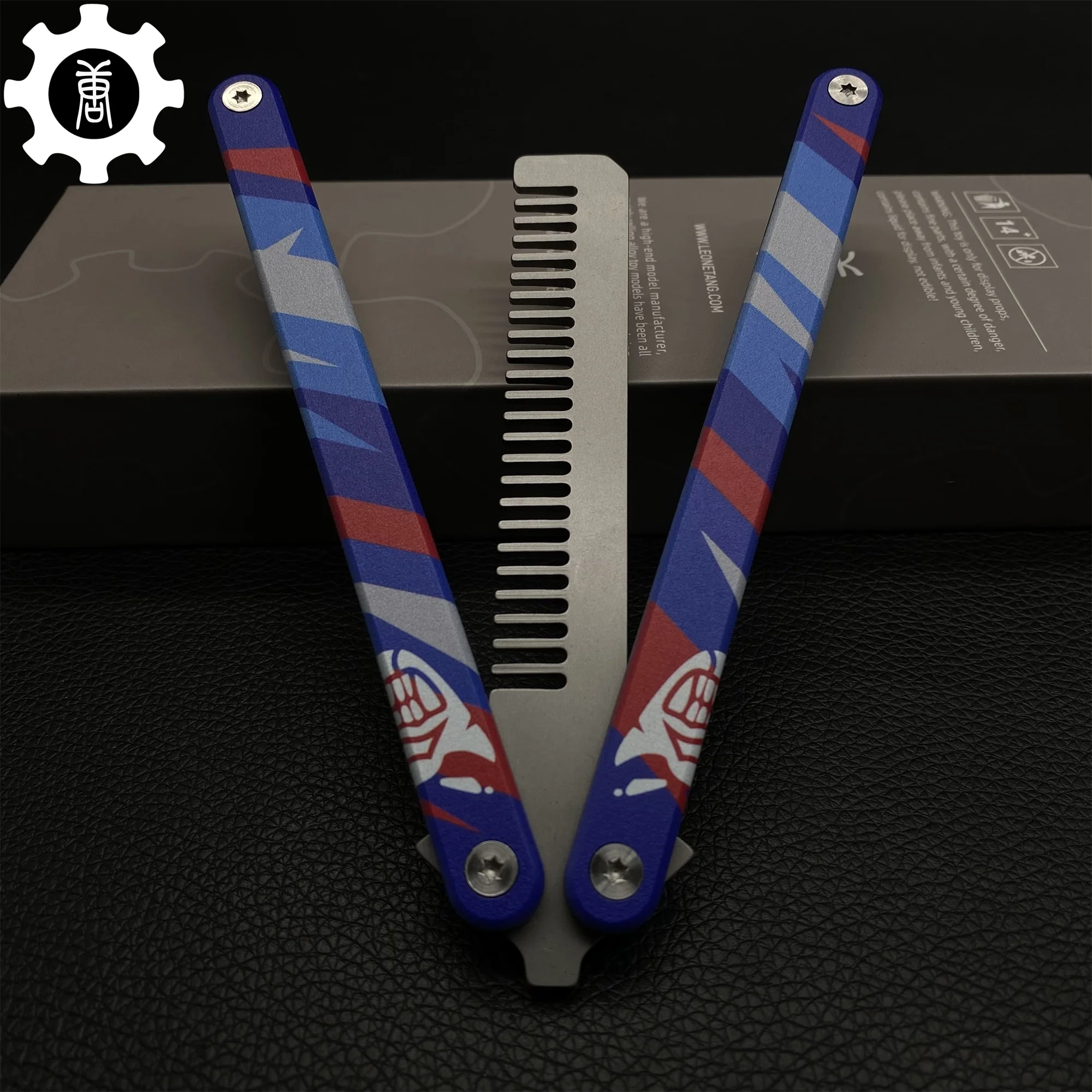 High-End CNC Yoru Comb Aluminum Alloy Handle Yoru Knife Balisong Trainer