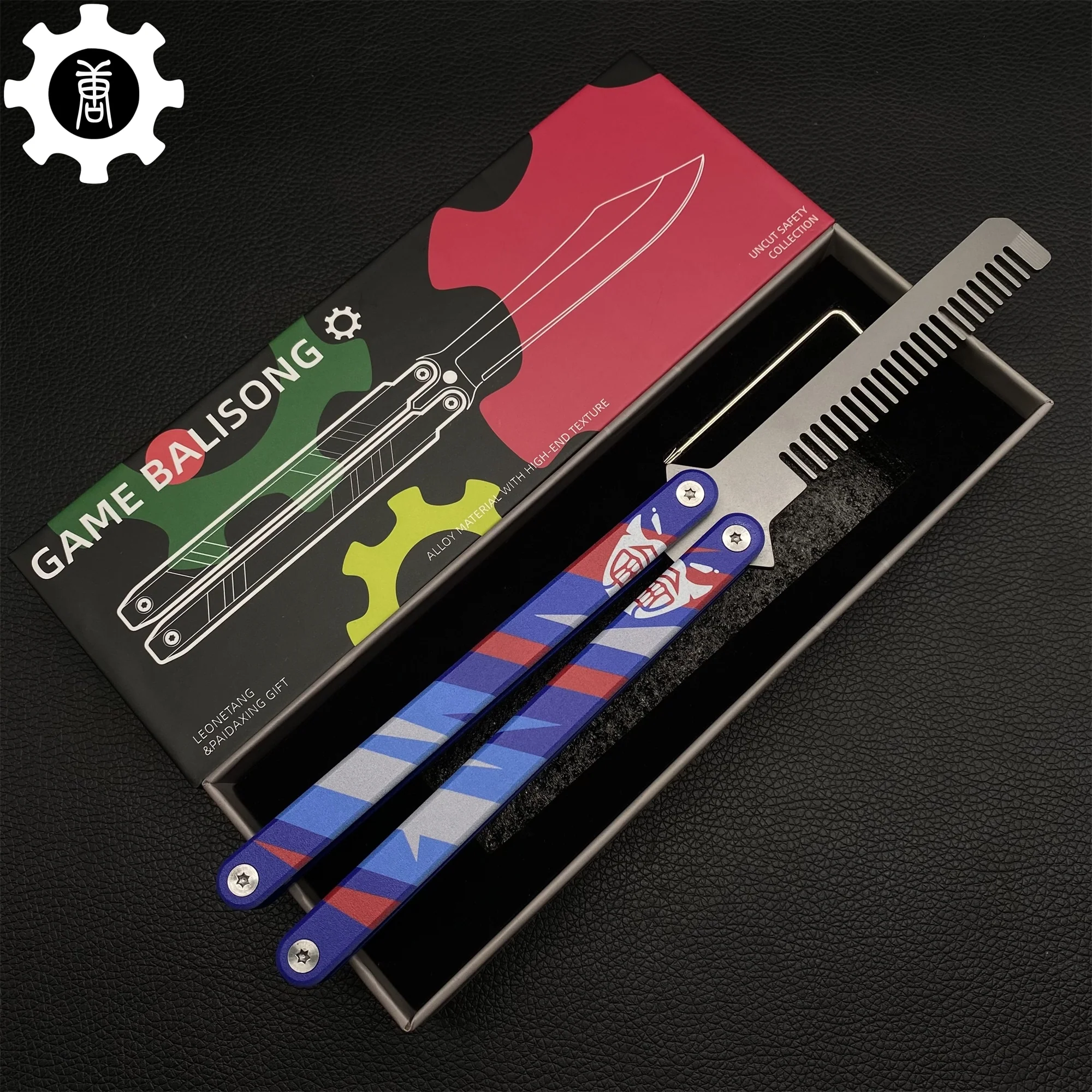 High-End CNC Yoru Comb Aluminum Alloy Handle Yoru Knife Balisong Trainer