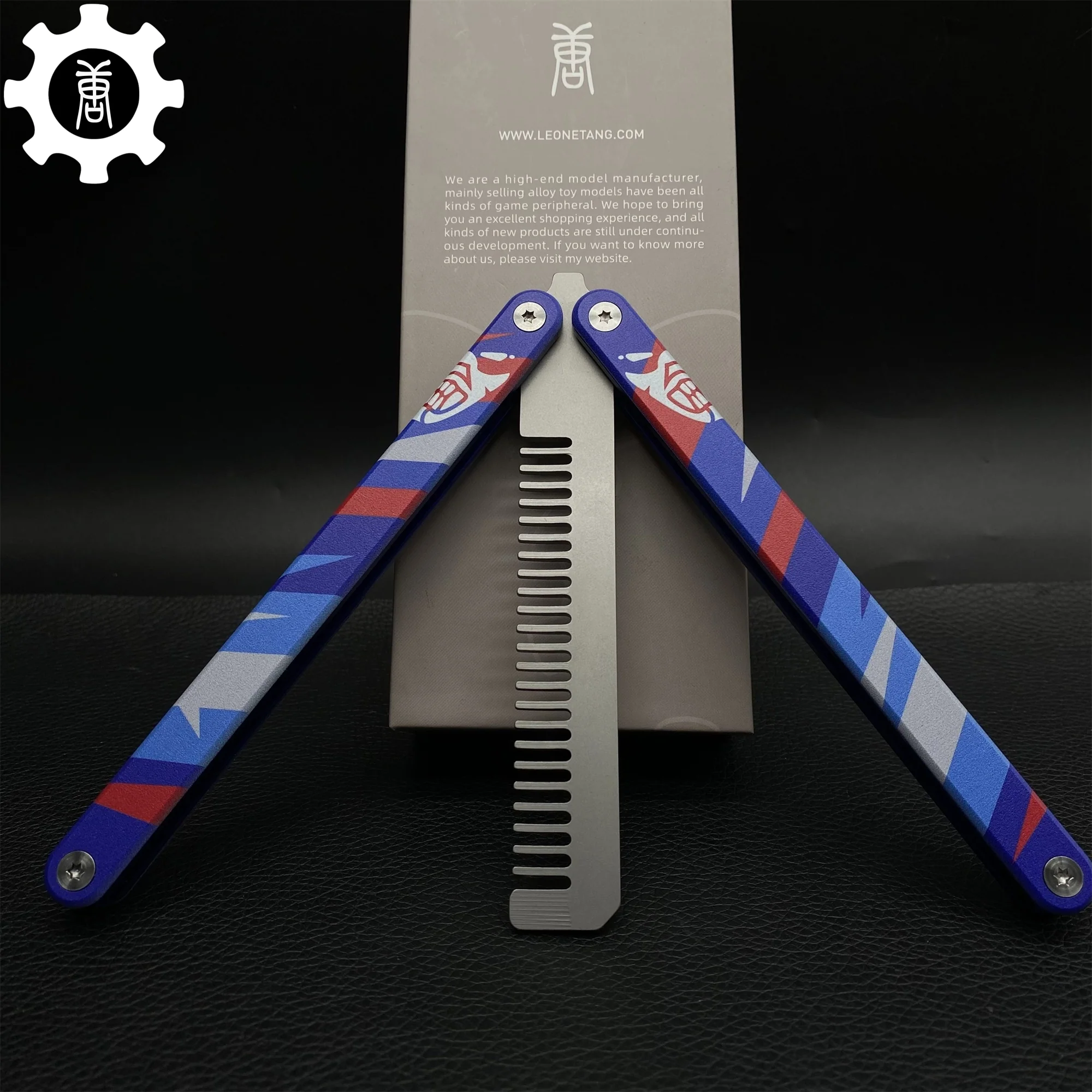 High-End CNC Yoru Comb Aluminum Alloy Handle Yoru Knife Balisong Trainer