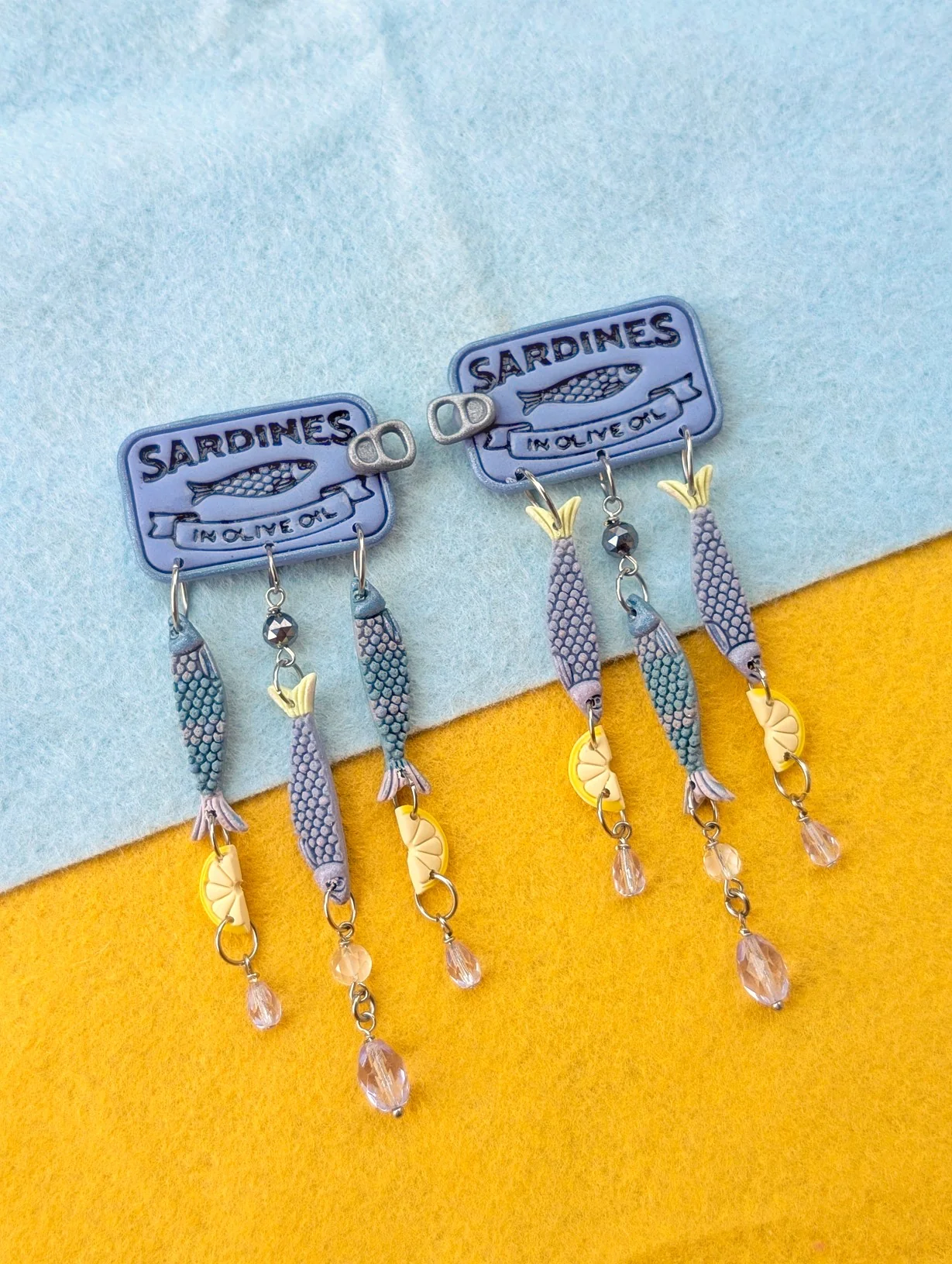 Fridge Charm Magnets - Sardine Tins