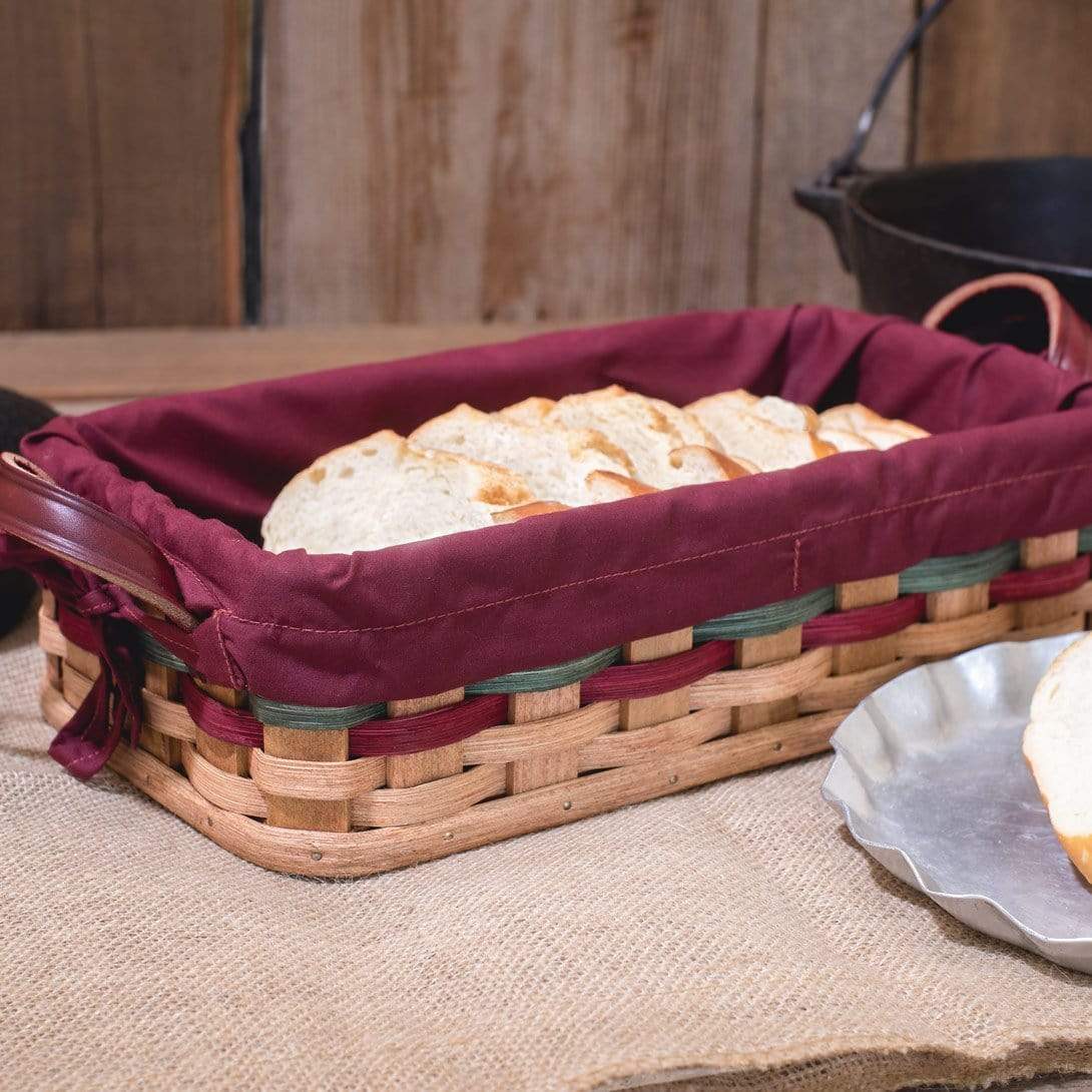 Bread Serving Basket | Amish Wicker Large Bread Basket