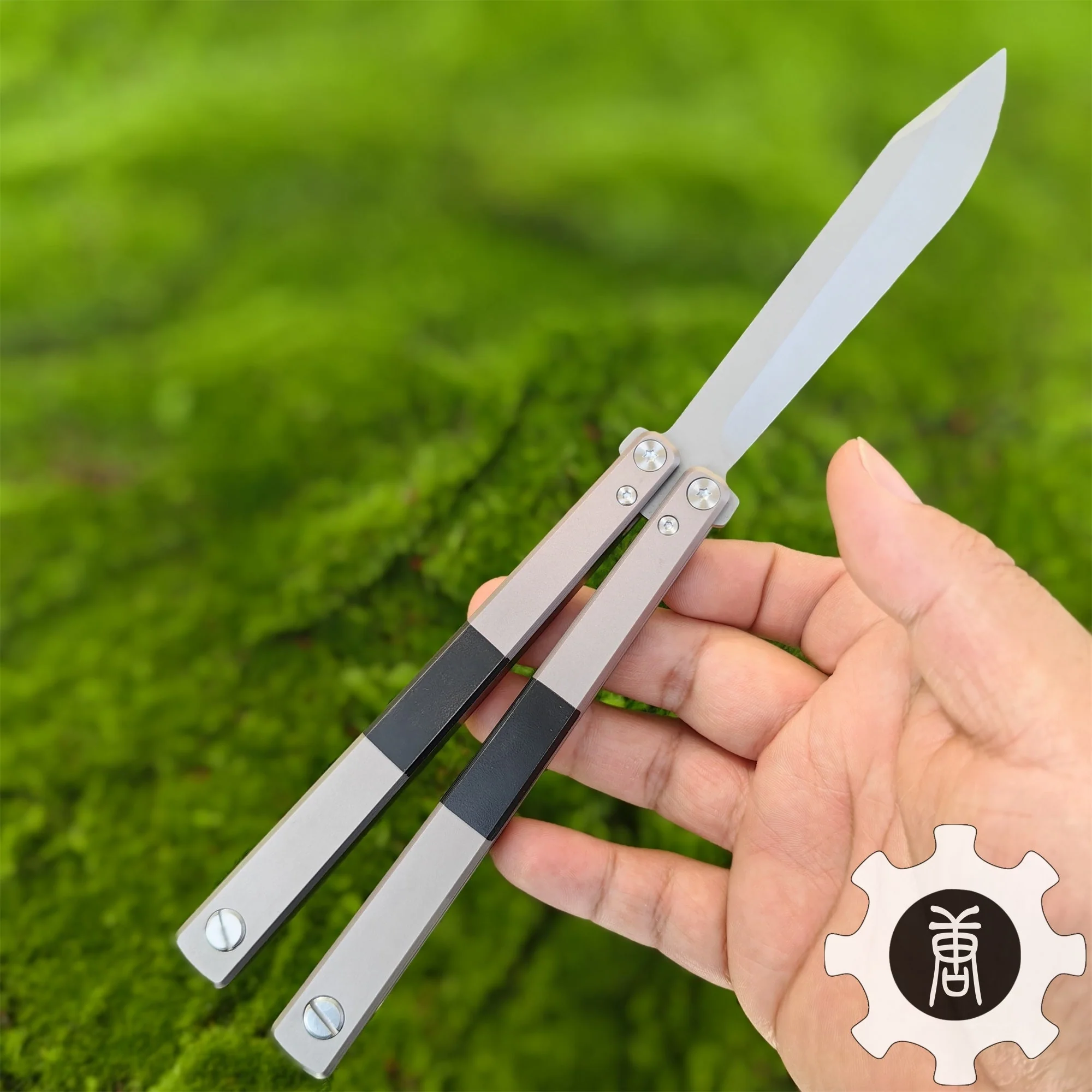 High-End TF2 Spy Knife Balisong Trainer-Blunt Blade