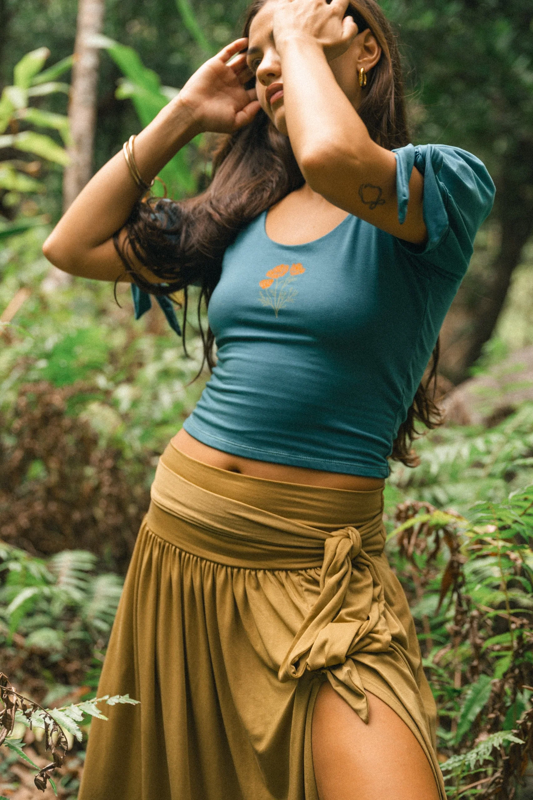 *Seconds* Poppyspell Peasant Top