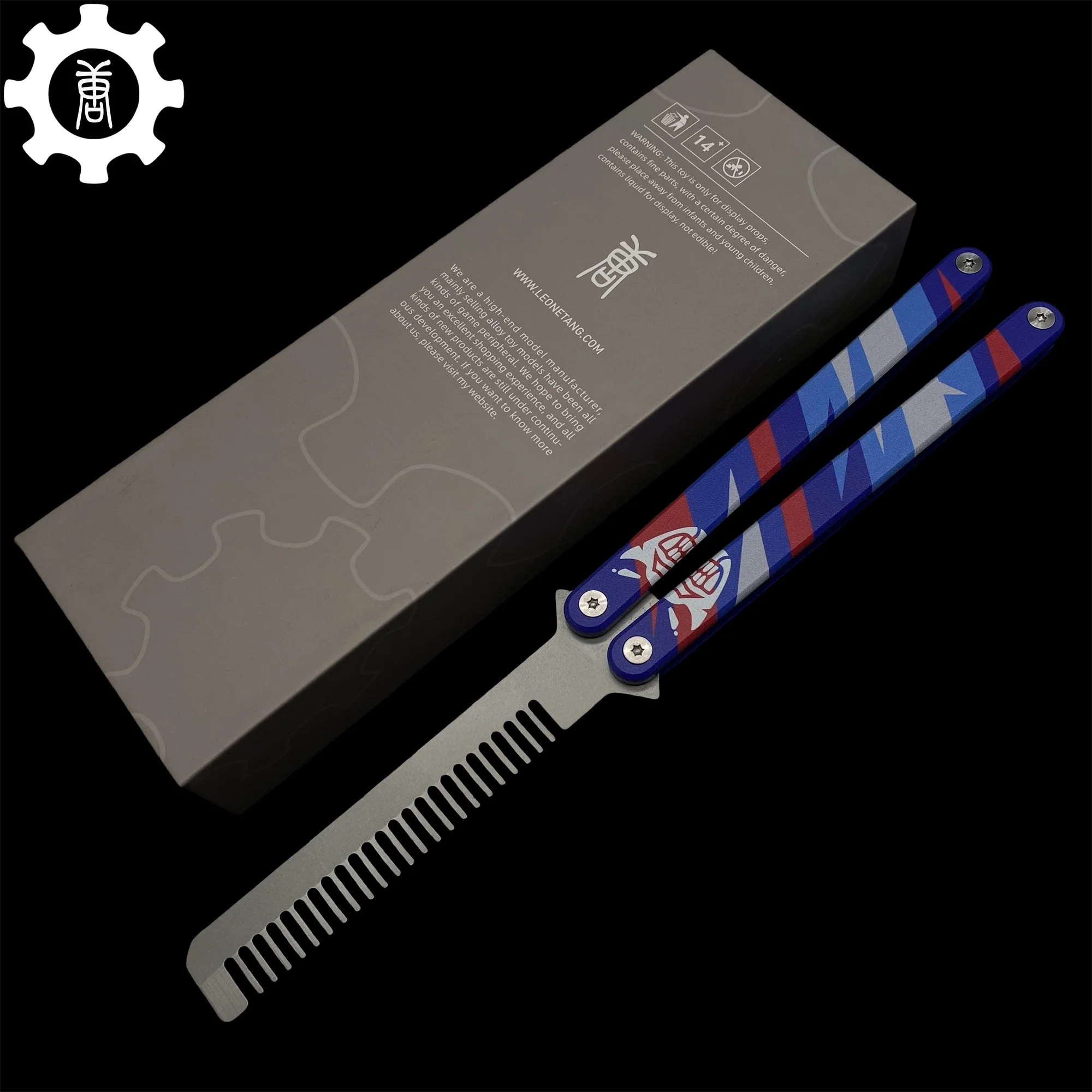 High-End CNC Yoru Comb Aluminum Alloy Handle Yoru Knife Balisong Trainer