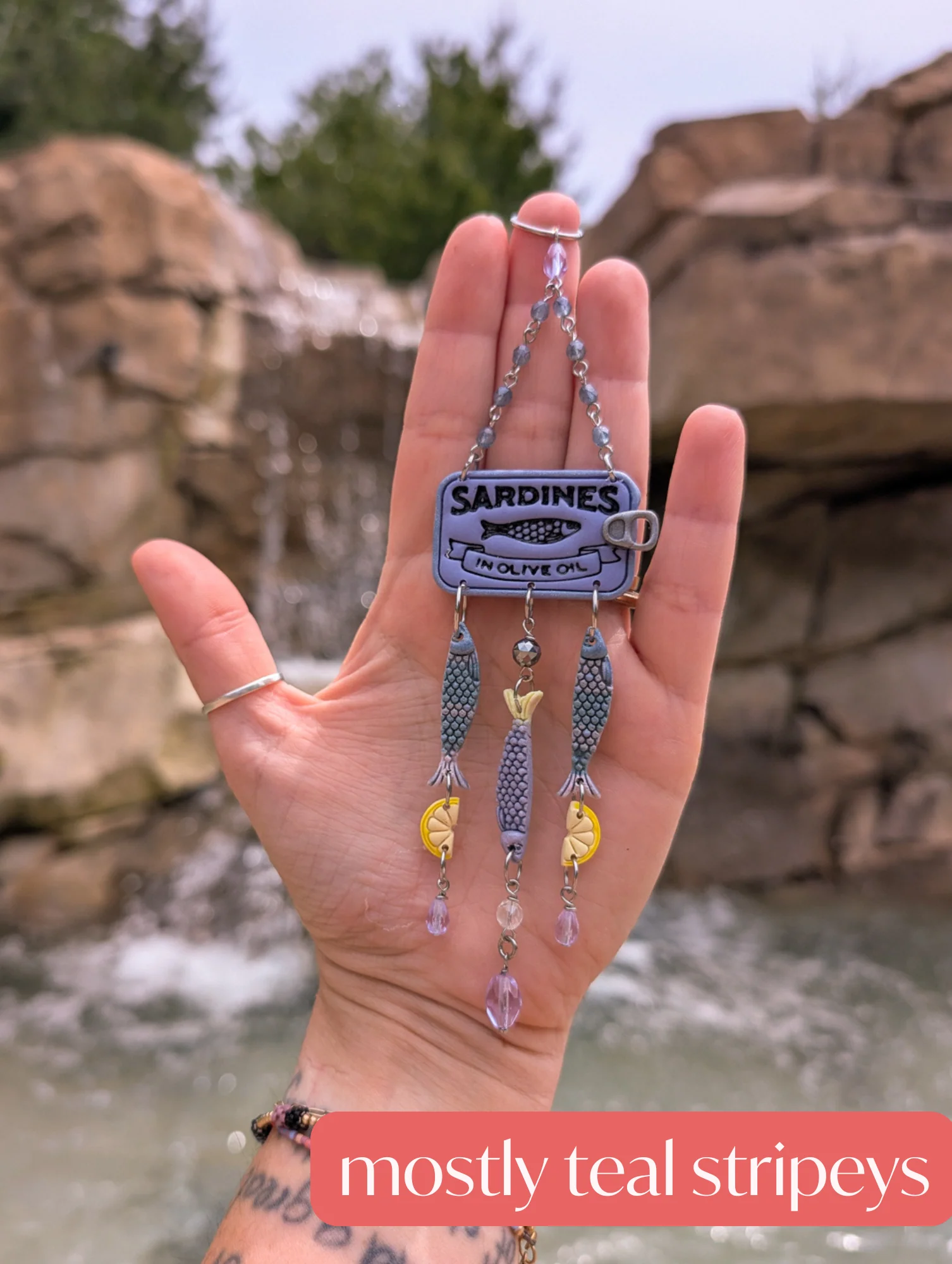 Wall Hanger - Sardine Tins