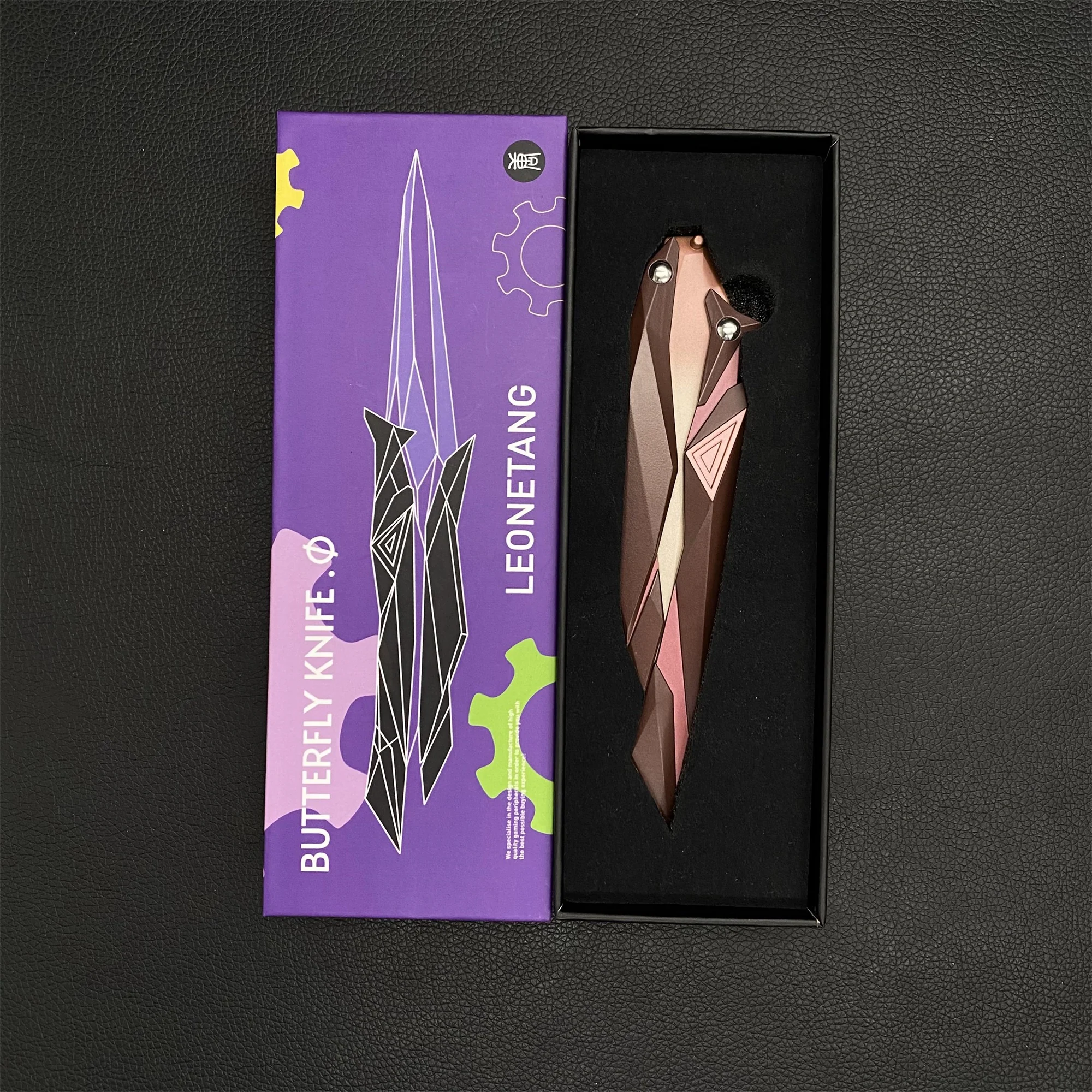 New Version High-Quality Singularity 2.0 Butterfly Knife IRL Game Balisong