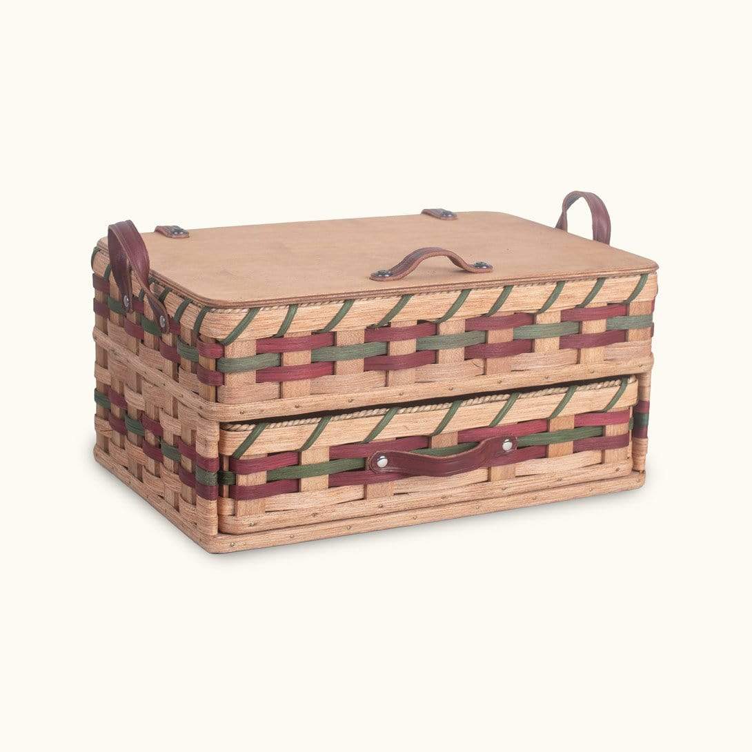 Large Sewing & Craft Basket | Sewing Organizer Box w/Drawer