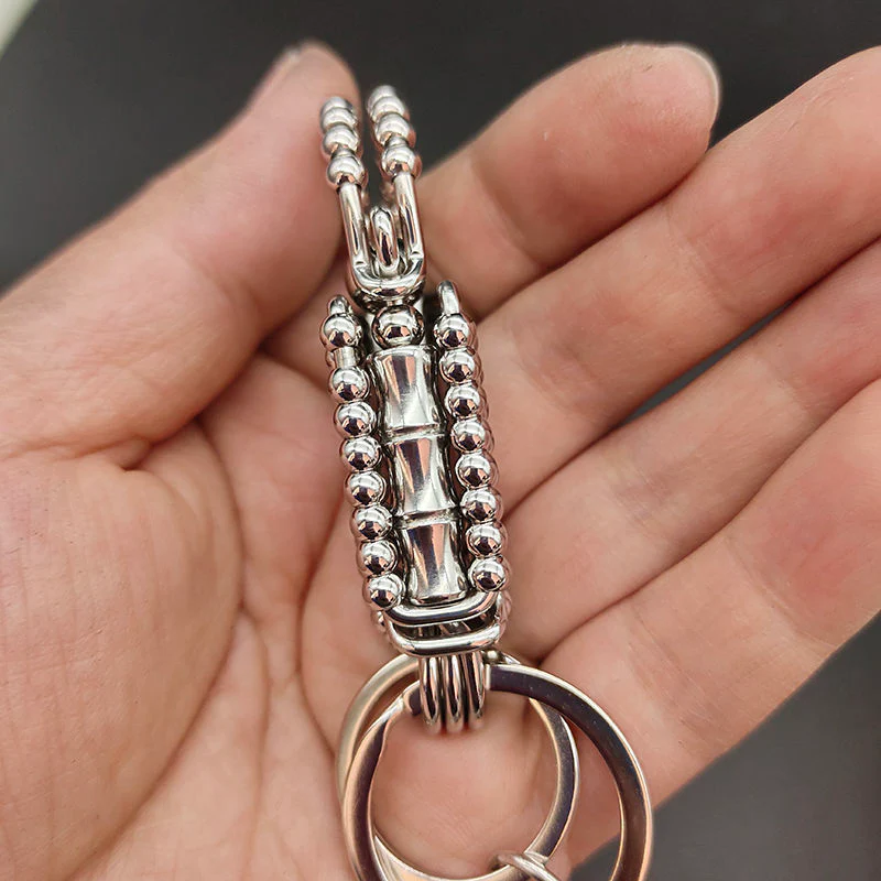 Steel ball Keychain